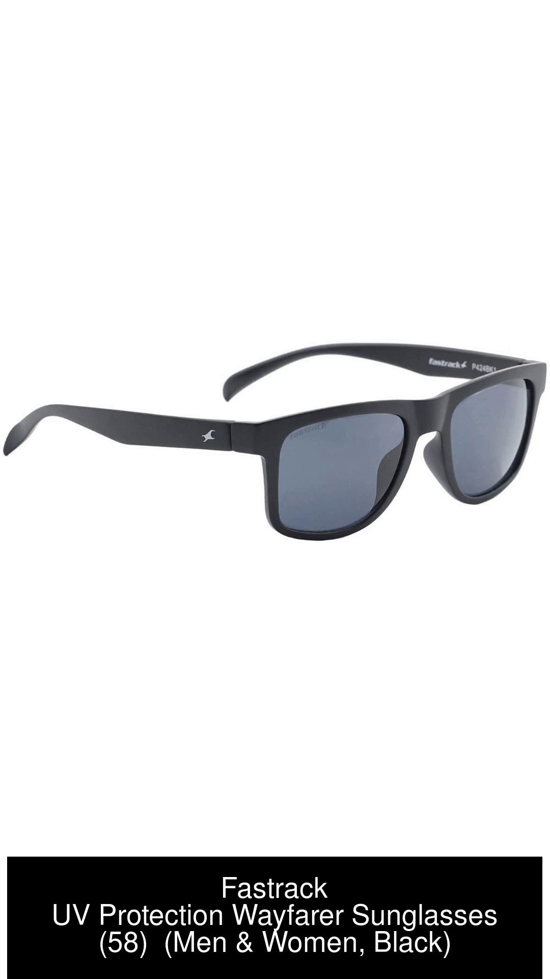 Buy Online Black Wayfarer Rimmed Sunglasses From Fastrack - P429Gr3 | Fastrack  Eyewear