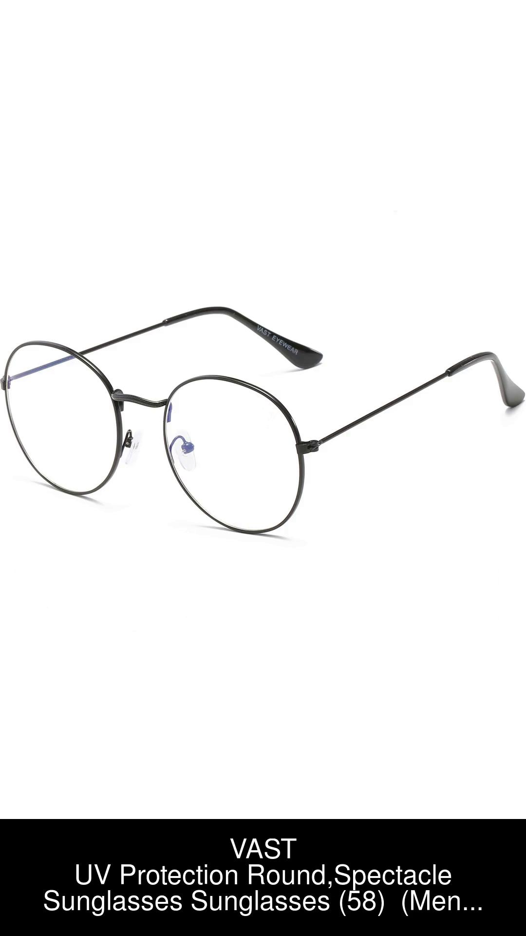 Black round clearance spectacles