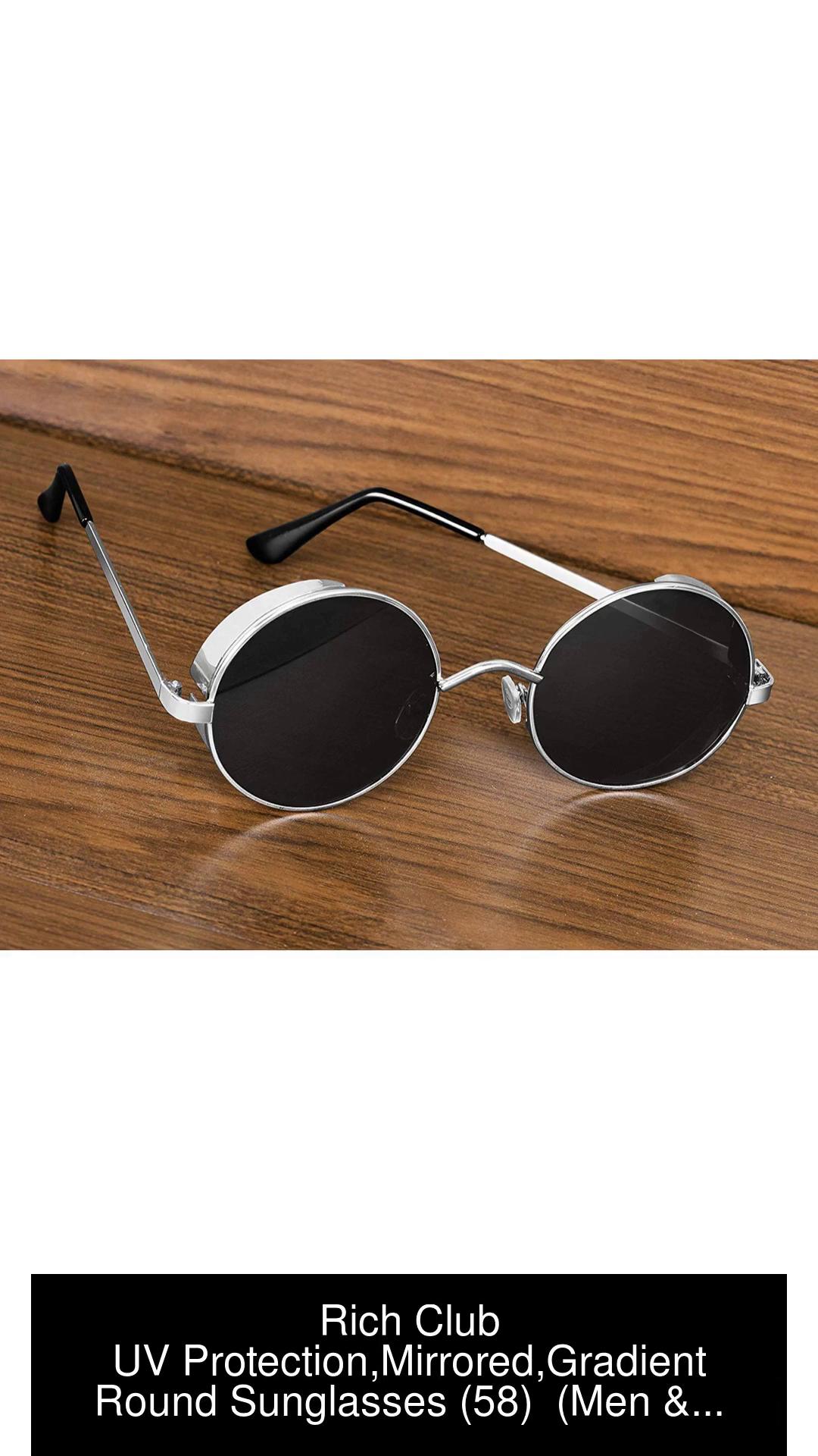 Buy Rich Club Round Sunglasses Black For Men & Women Online @ Best Prices  in India