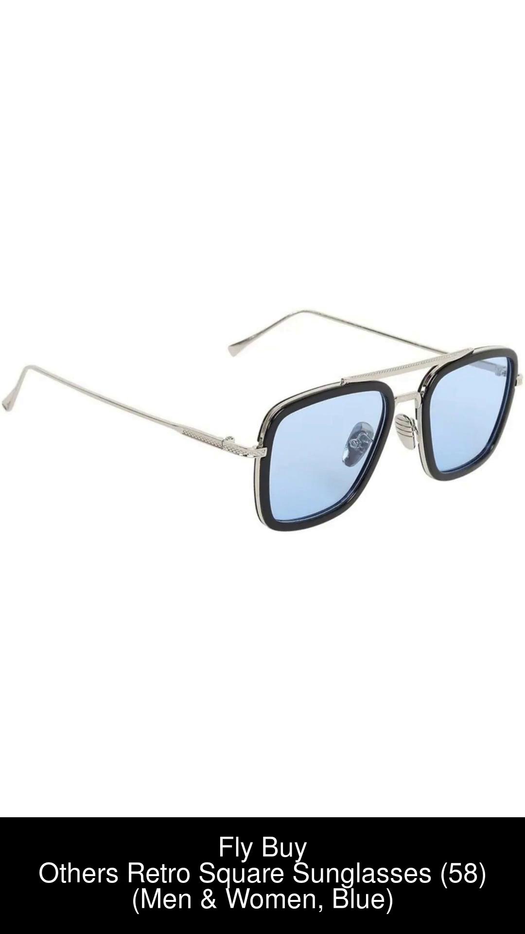 Fly Buy Retro Square Sunglasses