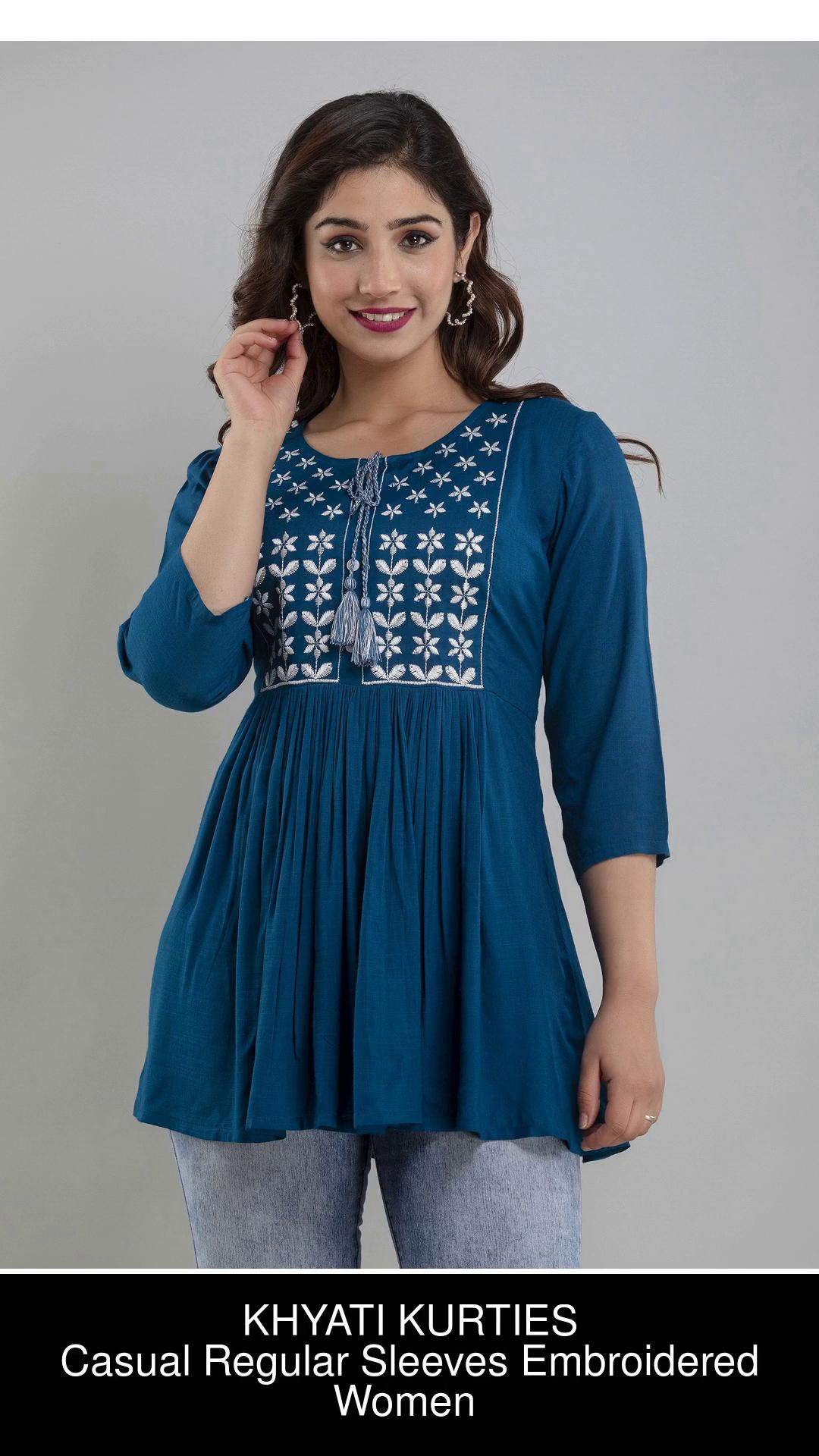 Casual kurtis on on sale flipkart