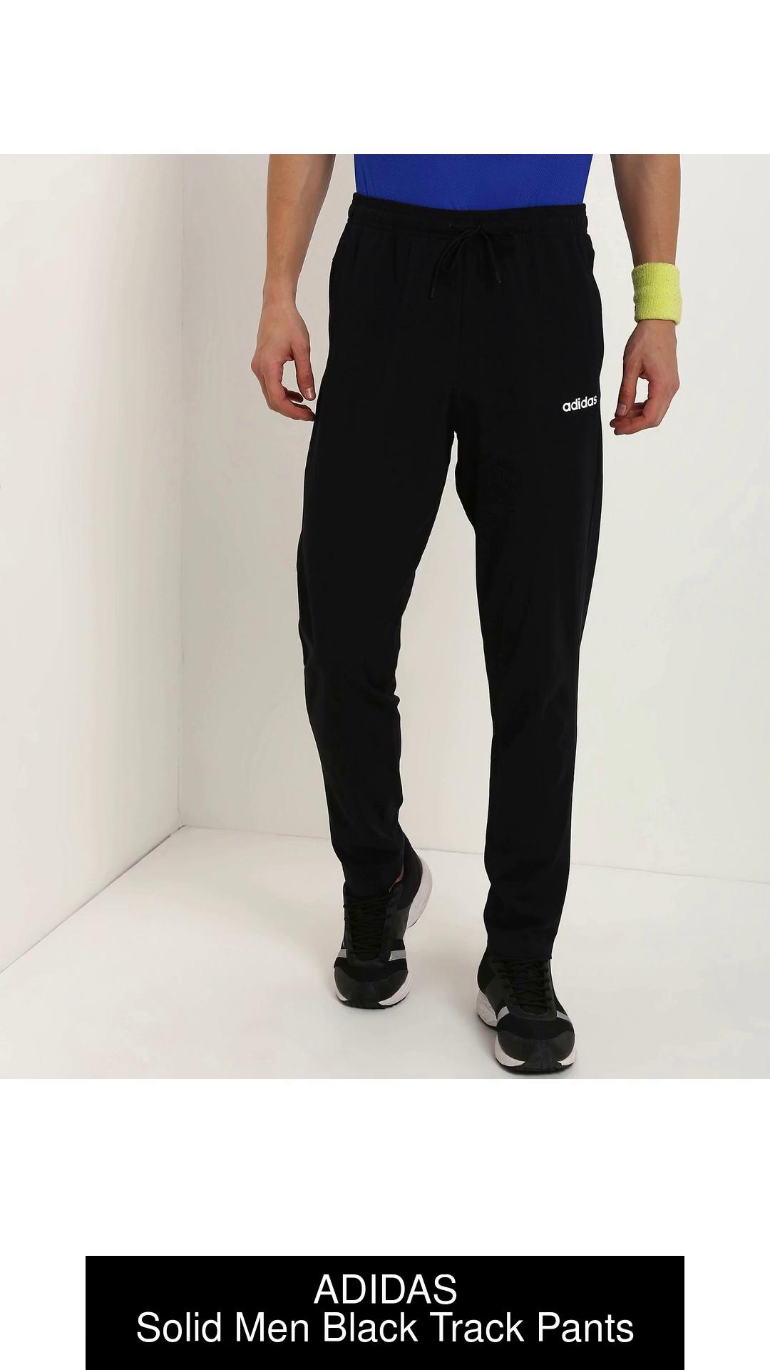 Adidas solid men track pants new arrivals