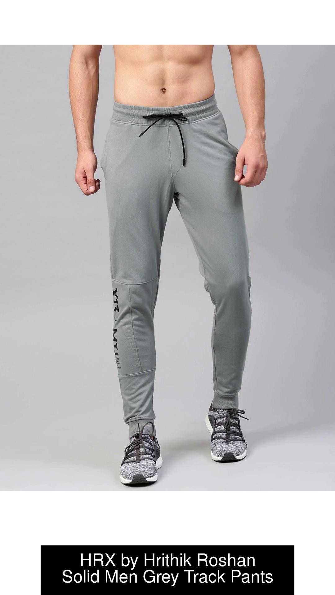 HRX by Hrithik Roshan Solid Men Silver Track Pants  Buy HRX by Hrithik  Roshan Solid Men Silver Track Pants Online at Best Prices in India   Flipkartcom