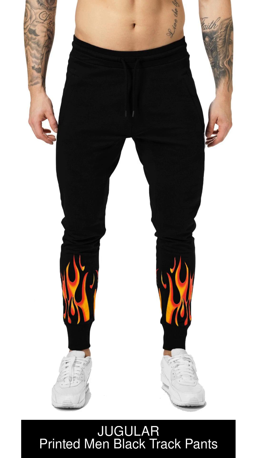 TRIPR Printed Men Black, Brown Track Pants - Buy TRIPR Printed Men