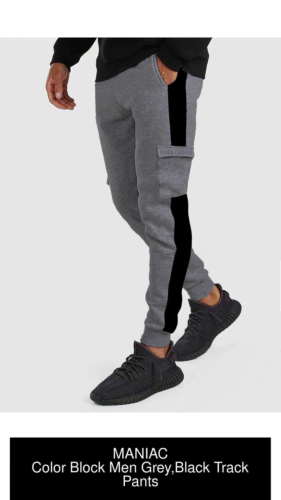 Buy Black Track Pants for Men by MANIAC Online