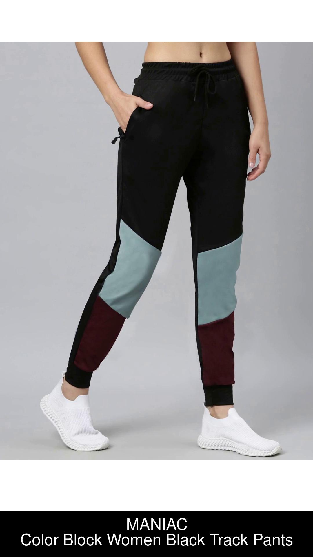Buy Maniac Solid Mens Black Loose Fit Polyester Cargo Trackpant Online at  Best Prices in India  JioMart