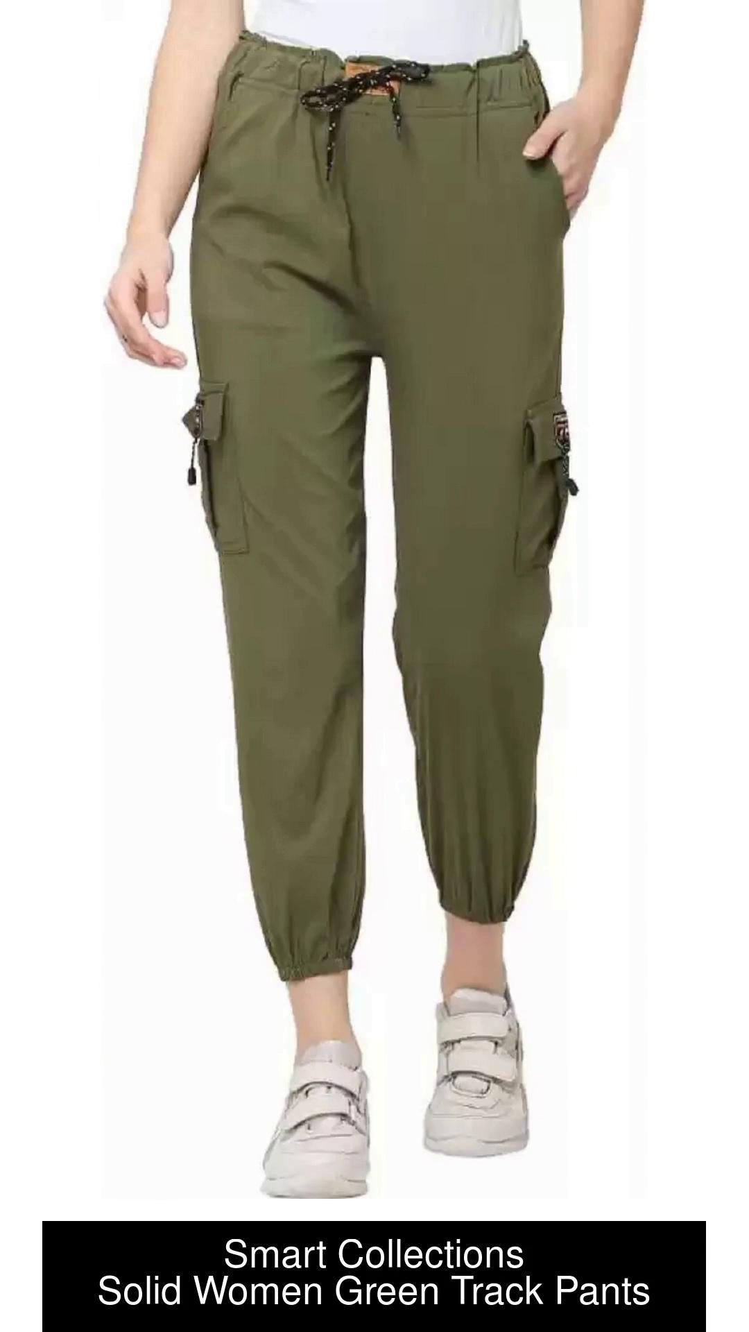 Buy Olive Track Pants for Women by Aille Online  Ajiocom