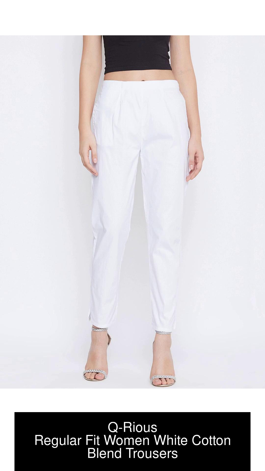 Best Offers on White trousers upto 2071 off  Limited period sale  AJIO