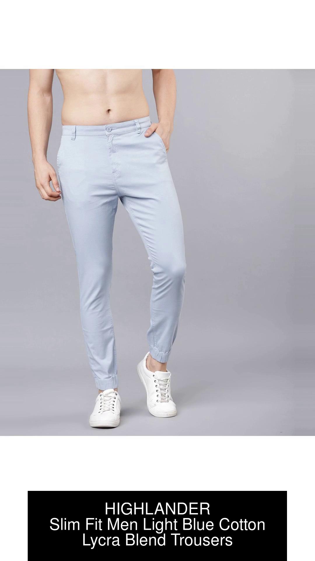 Buy Cotton Ankle Length Straight Fit Trouser Pants for WomenGirls Many  Colours are availbel Colour Light Blue at Amazonin