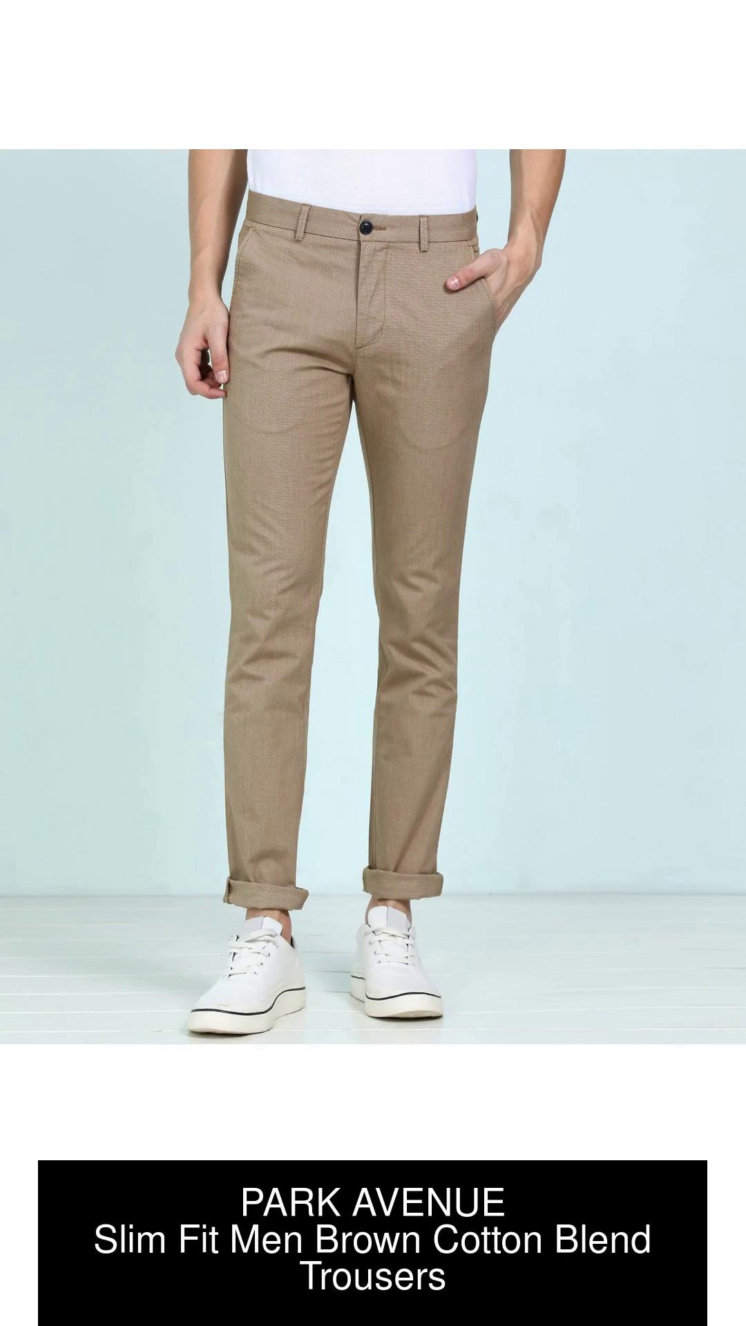 Park Avenue Formal Trousers  Buy Park Avenue White Solid Trousers Online   Nykaa Fashion