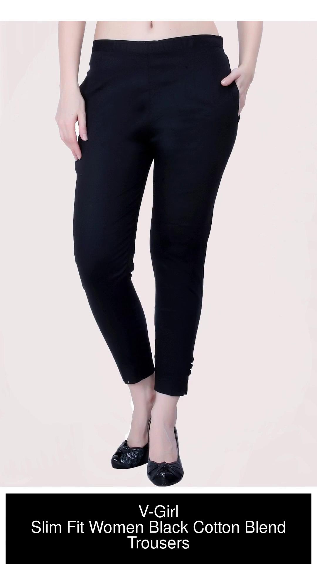 Cotton Blend Slim Fit Girls Leggings