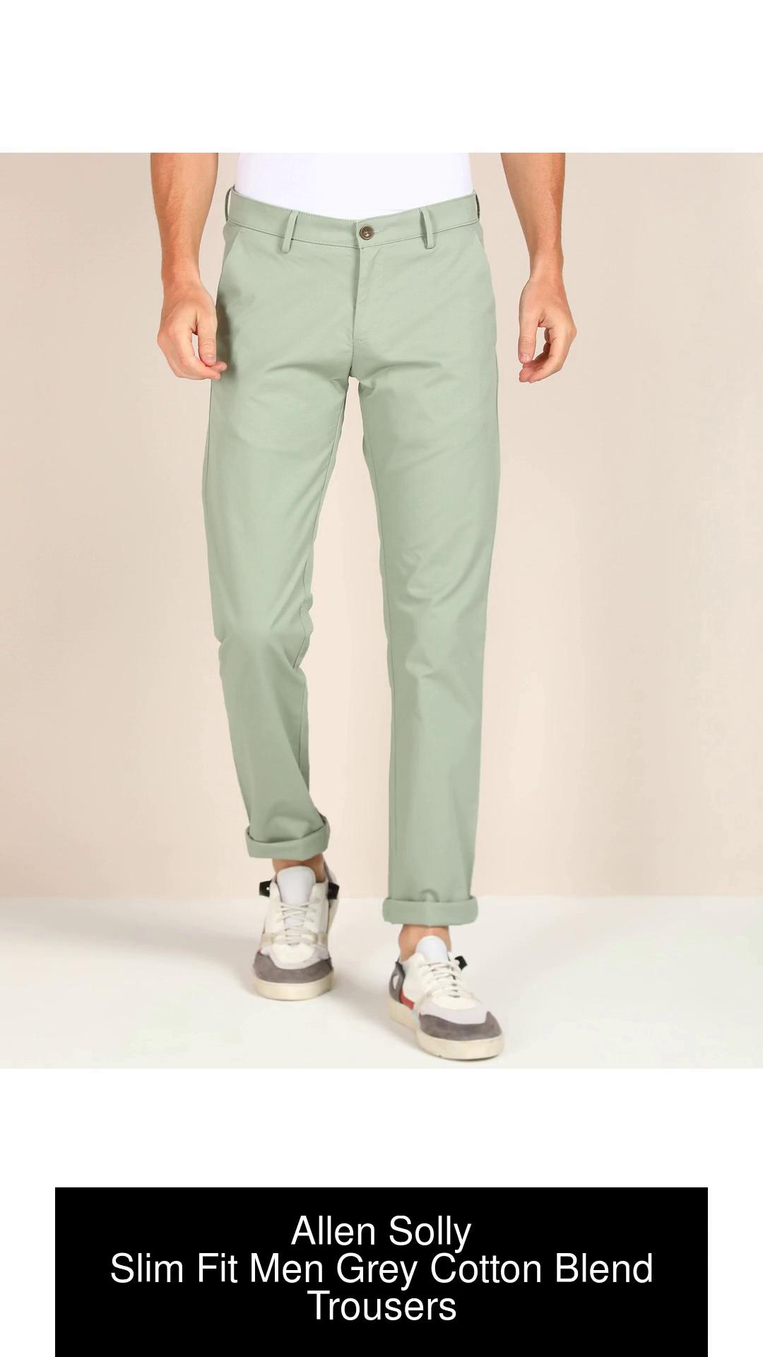 Allen Solly Slim Fit Men Grey Trousers  Buy Allen Solly Slim Fit Men Grey  Trousers Online at Best Prices in India  Flipkartcom