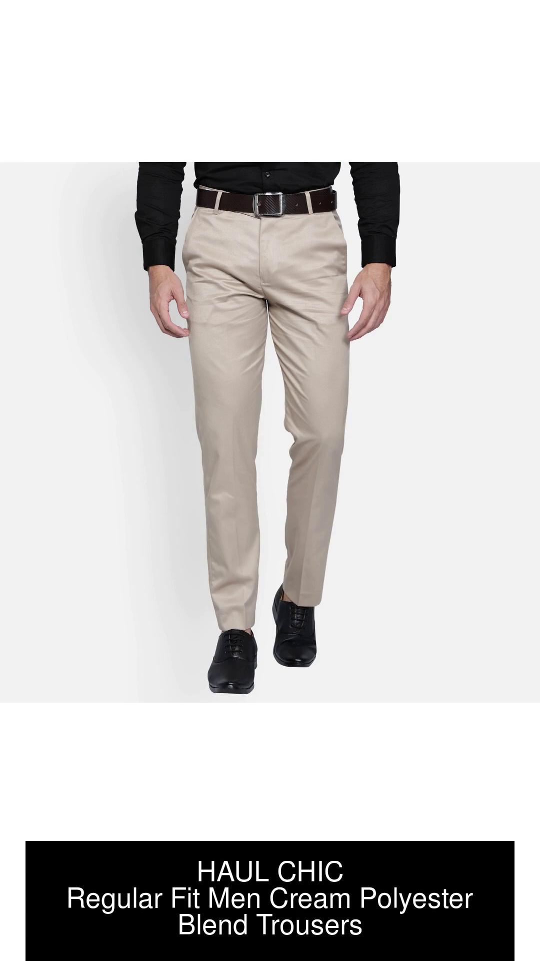 CYPHUS Regular Fit Men Cream Trousers  Buy CYPHUS Regular Fit Men Cream  Trousers Online at Best Prices in India  Flipkartcom
