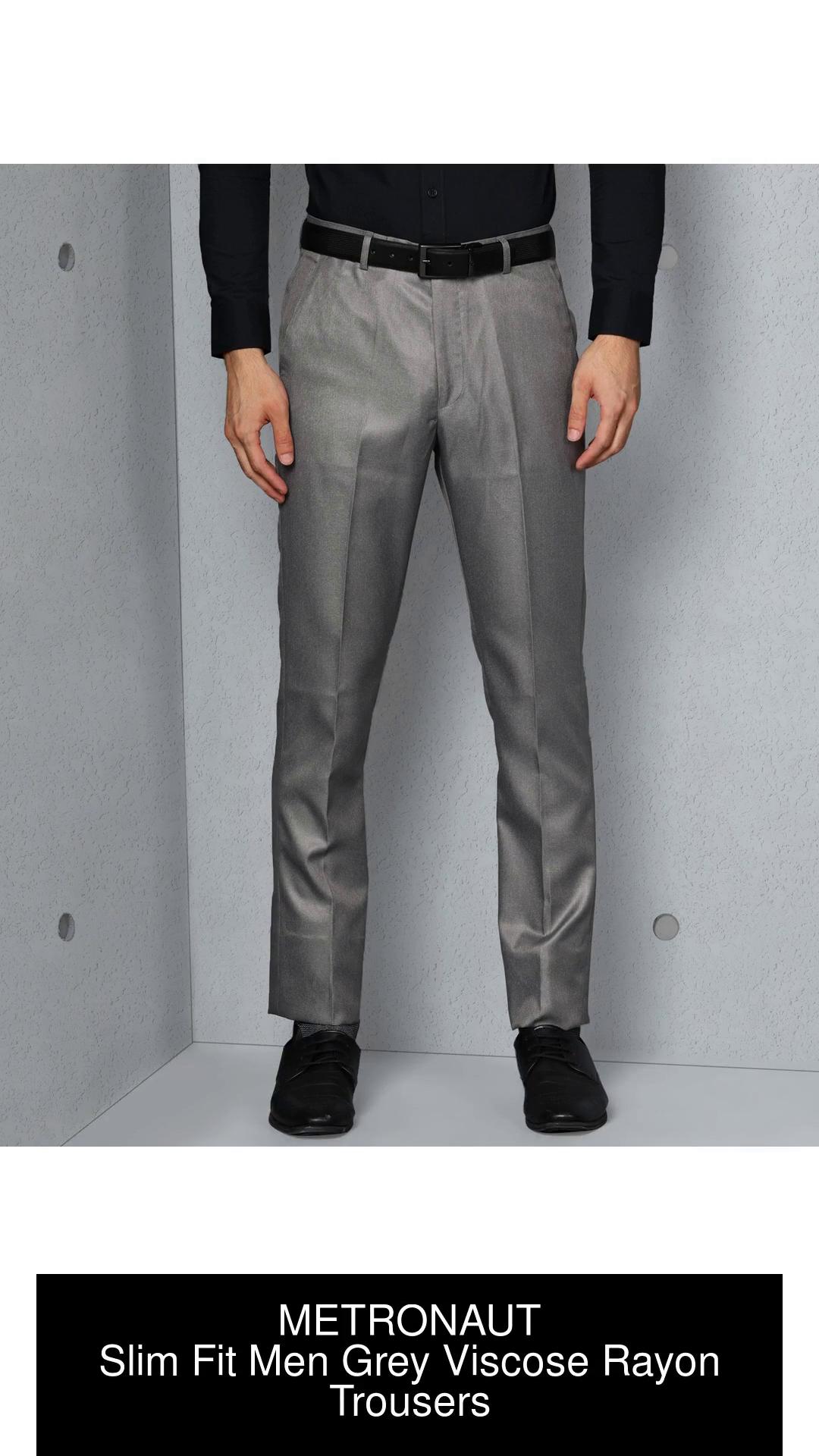 Mens Viscose Grey Formal Pant, Size: 28-36 inch at Rs 230 in New Delhi