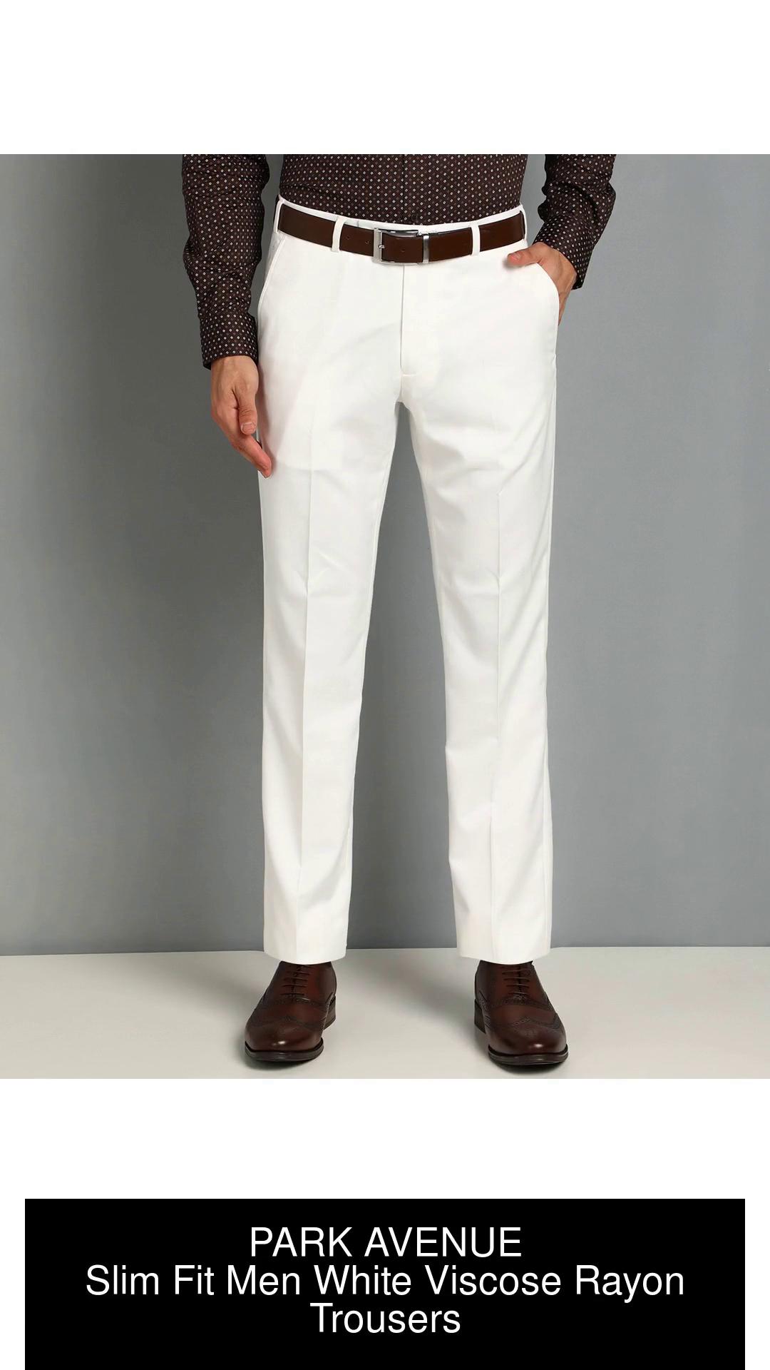 Park Avenue Formal Trousers  Buy Park Avenue Blue Self Design Super Slim  Fit Trouser Online  Nykaa Fashion