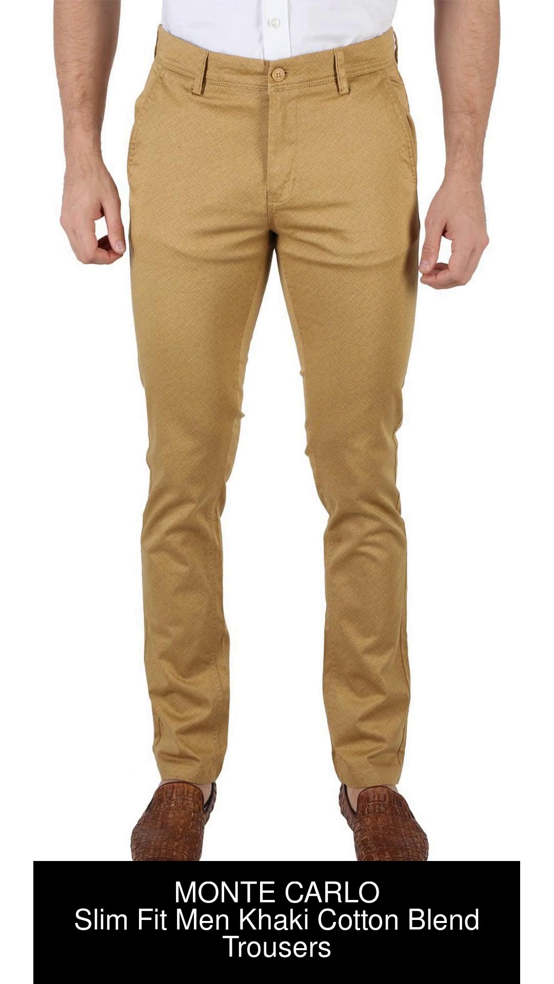 Trousers For Men - Buy Trouser Pants For Men Online - Monte Carlo