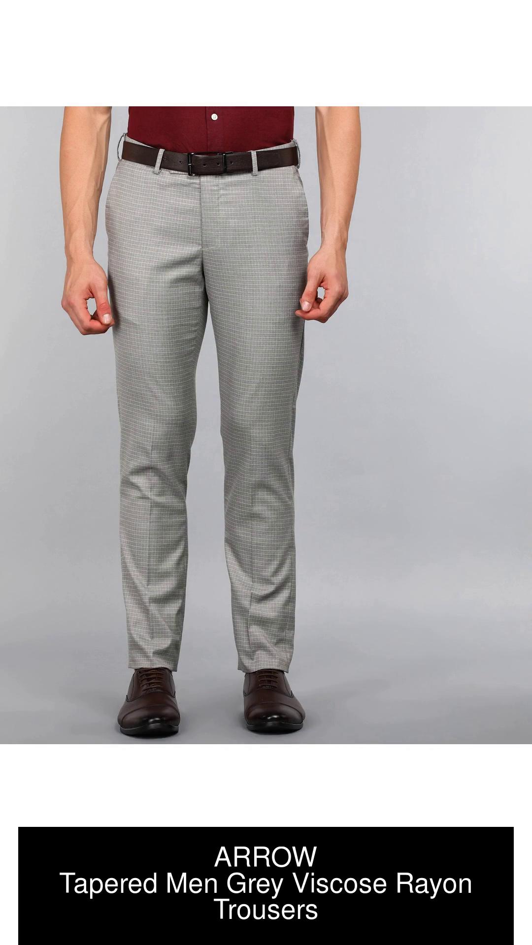 Arrow Formal Trousers  Buy Arrow Tapered Fit Flat Front Trouser Online   Nykaa Fashion