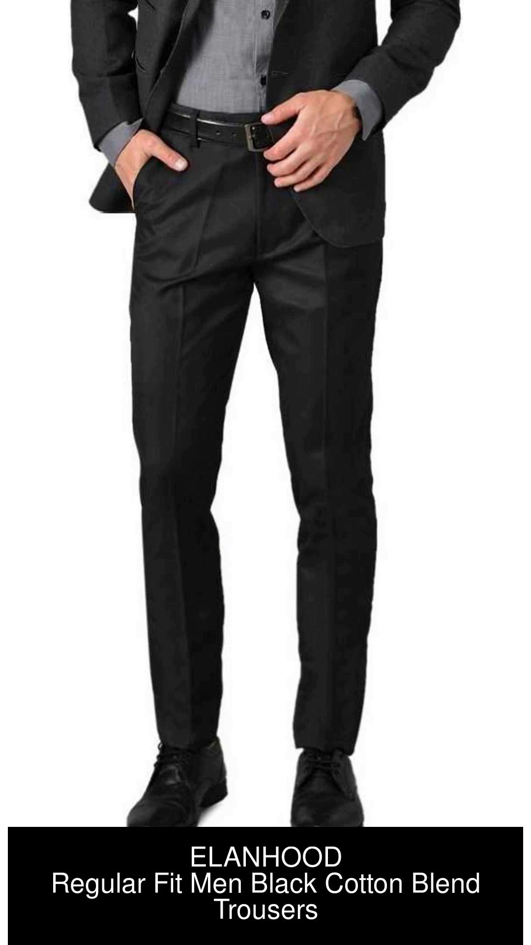 Black cotton deals pants mens