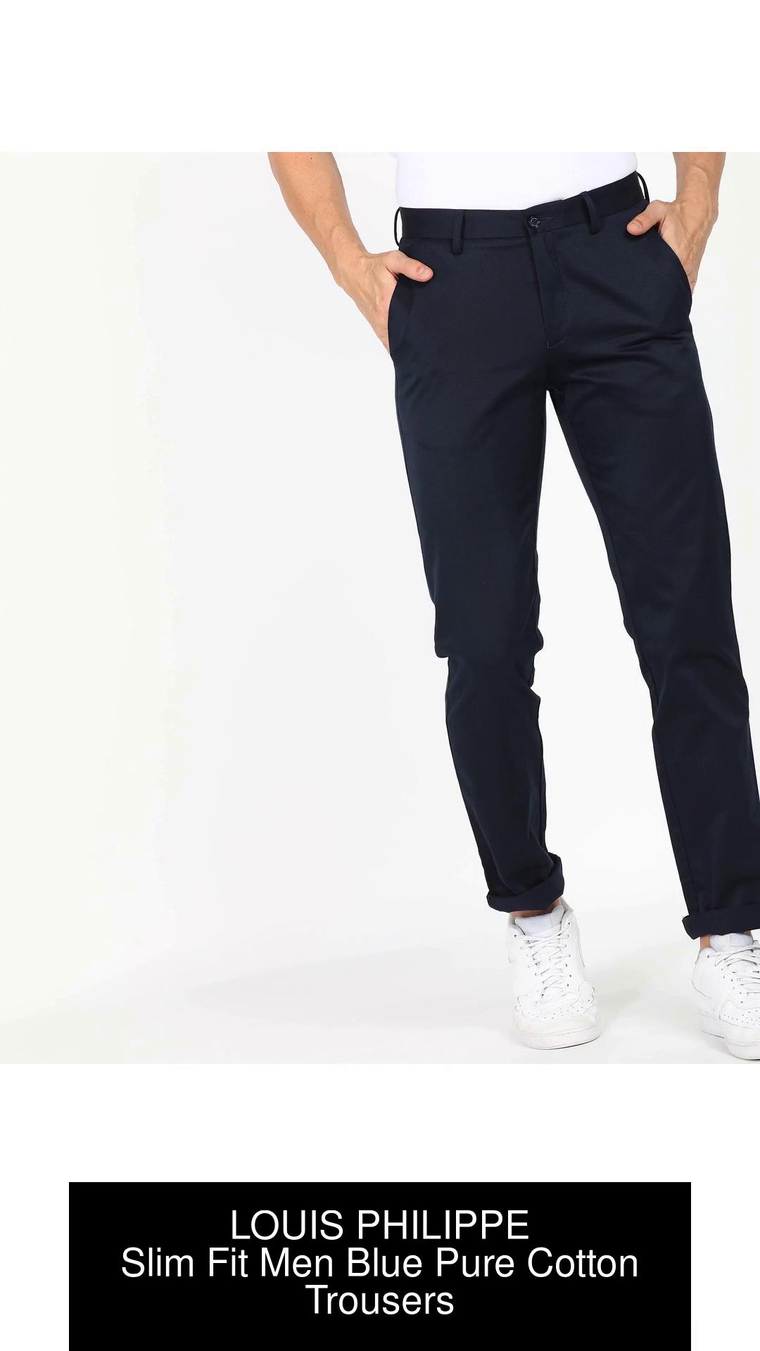 Buy Louis Philippe Navy Trousers Online  689891  Louis Philippe