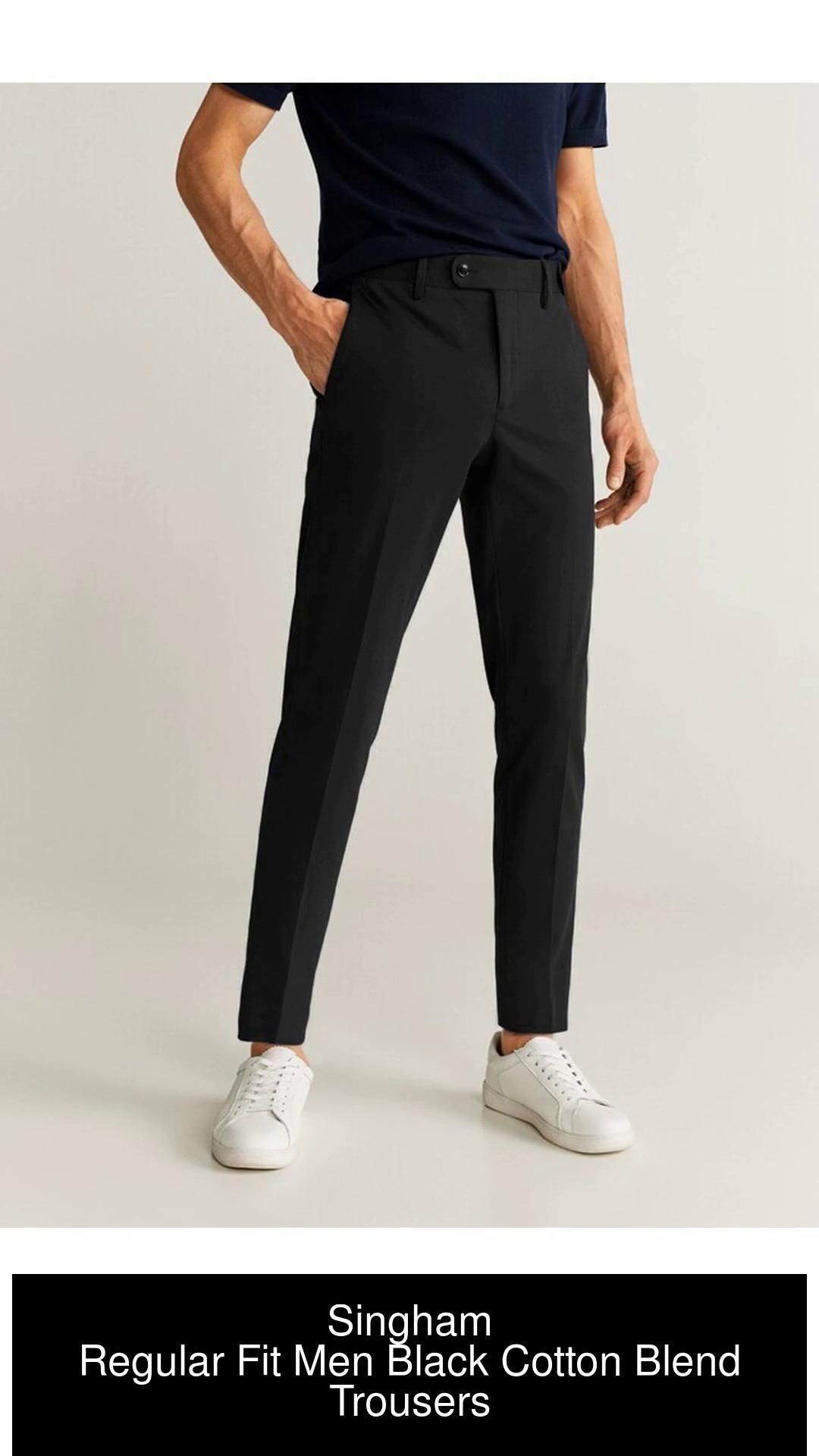 Buy Men Olive Solid Regular Fit Trousers Online  183560  Peter England