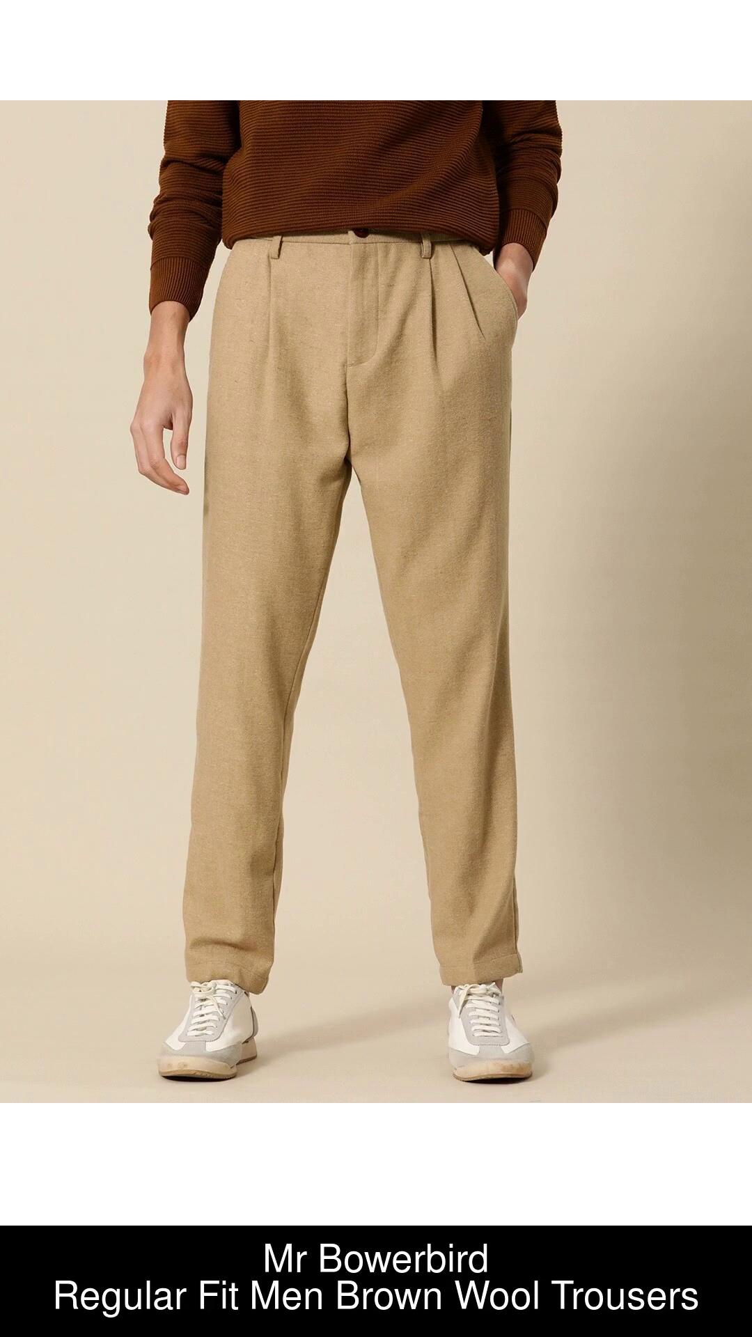 MR P. Tapered Pleated Woven Trousers for Men