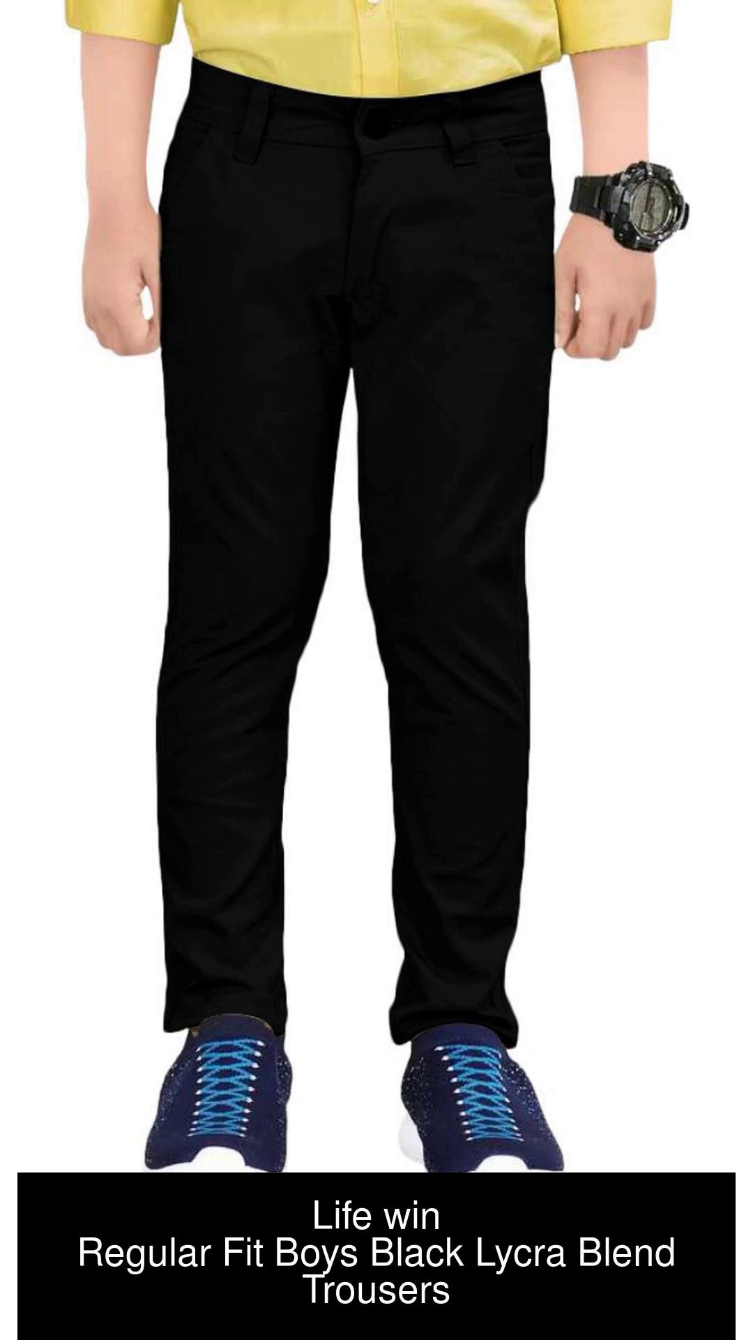 EASTWARDS Slim Fit Boys Black Trousers  Buy EASTWARDS Slim Fit Boys Black  Trousers Online at Best Prices in India  Flipkartcom