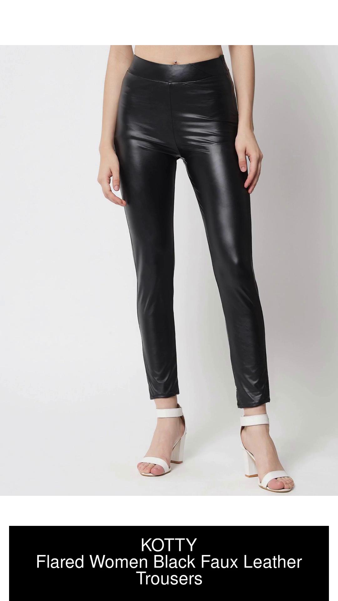 Buy Black Trousers & Pants for Women by KOTTY Online