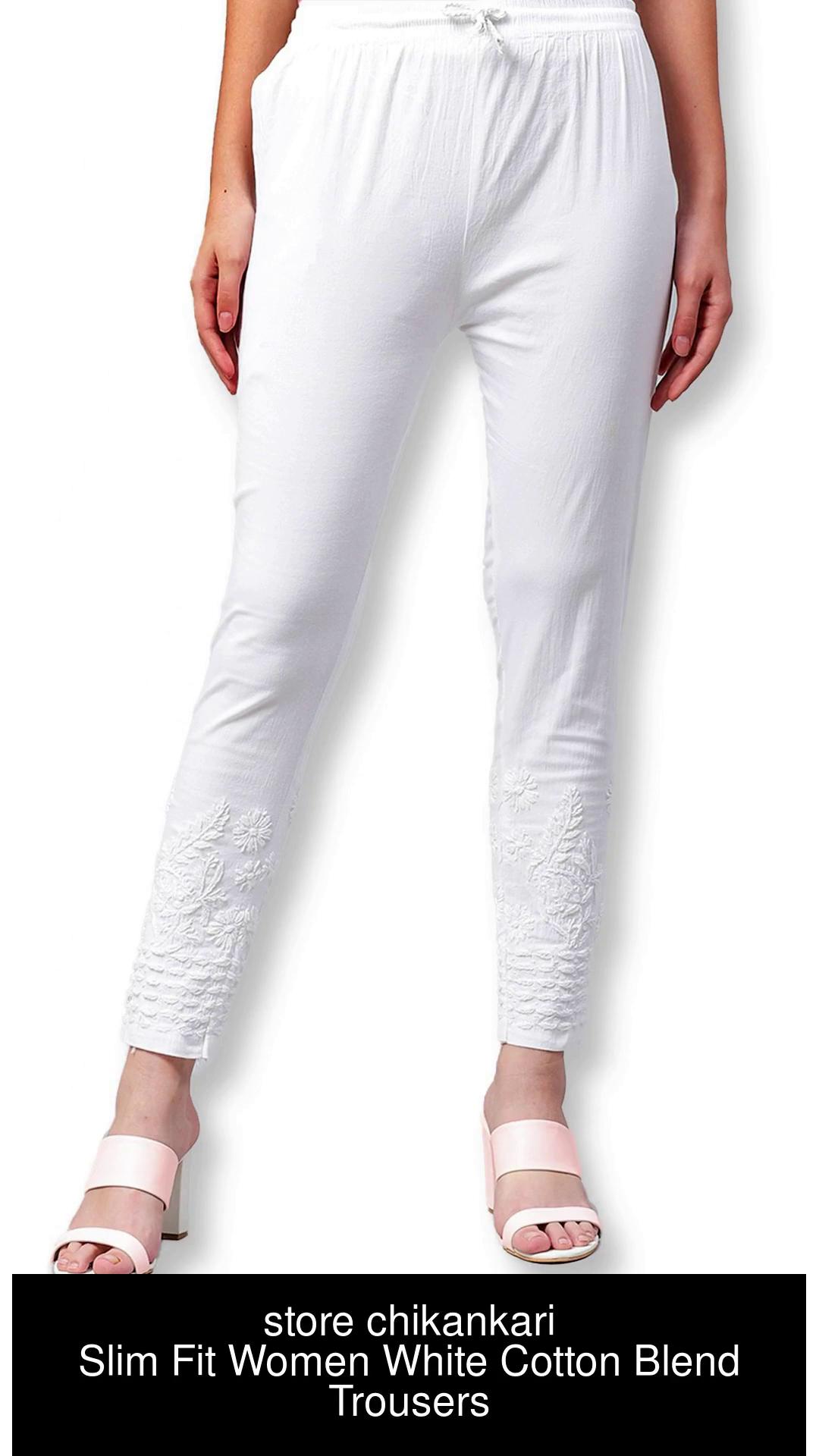 W White Trousers  Buy W White Trousers online in India