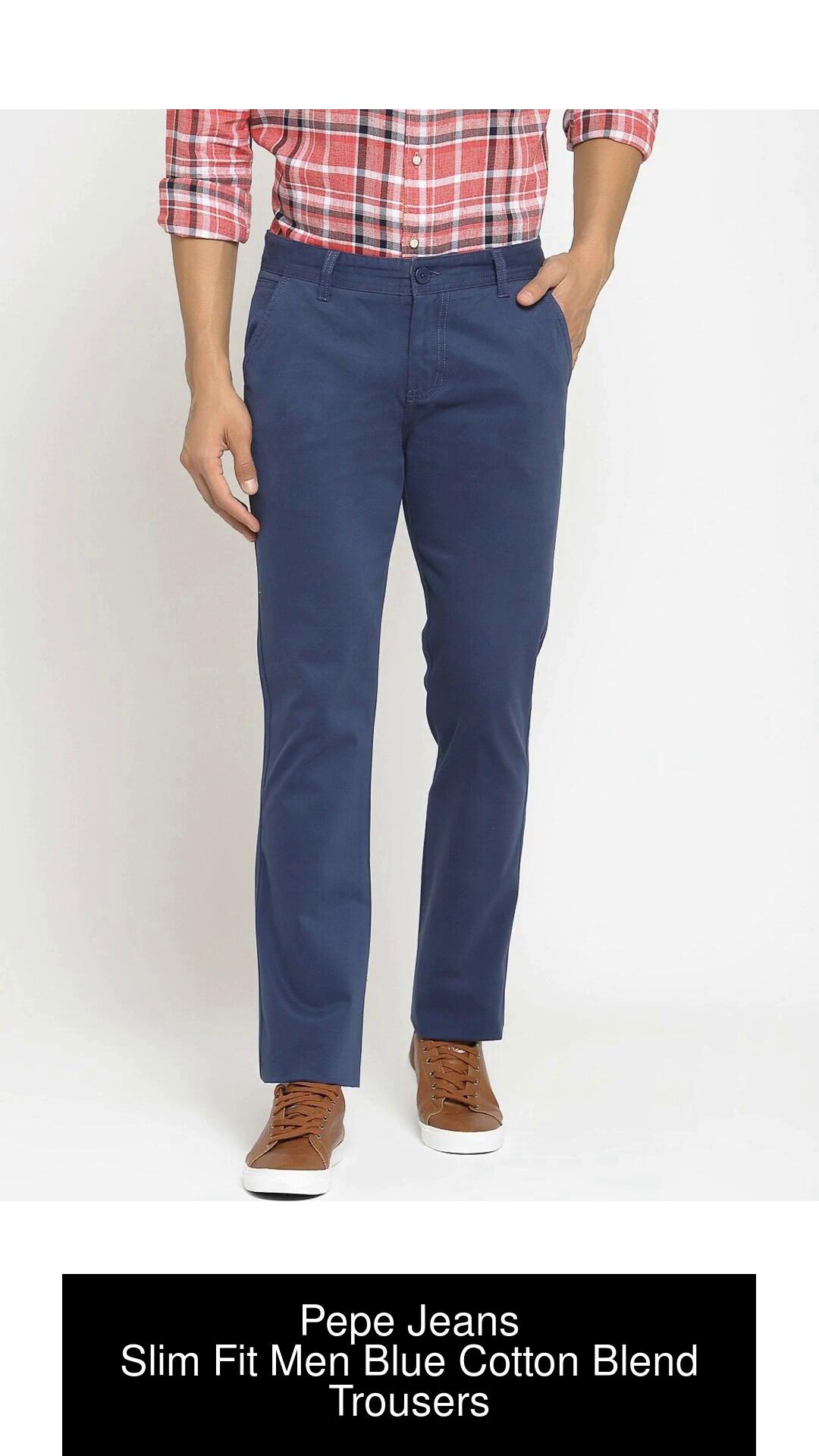 Pepe Jeans Casual Trousers  Buy Pepe Jeans Men Beige Trousers Online   Nykaa Fashion