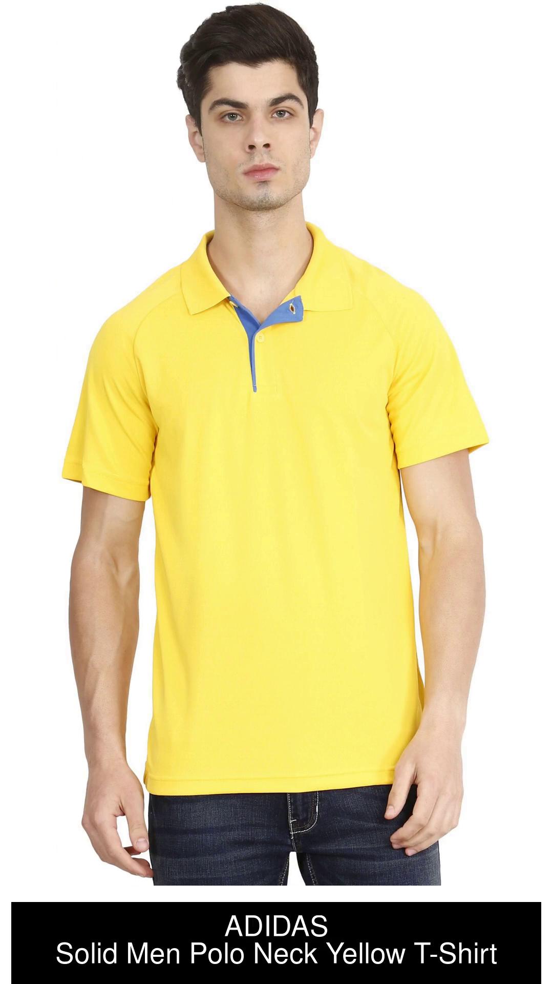 Adidas hotsell yellow polo