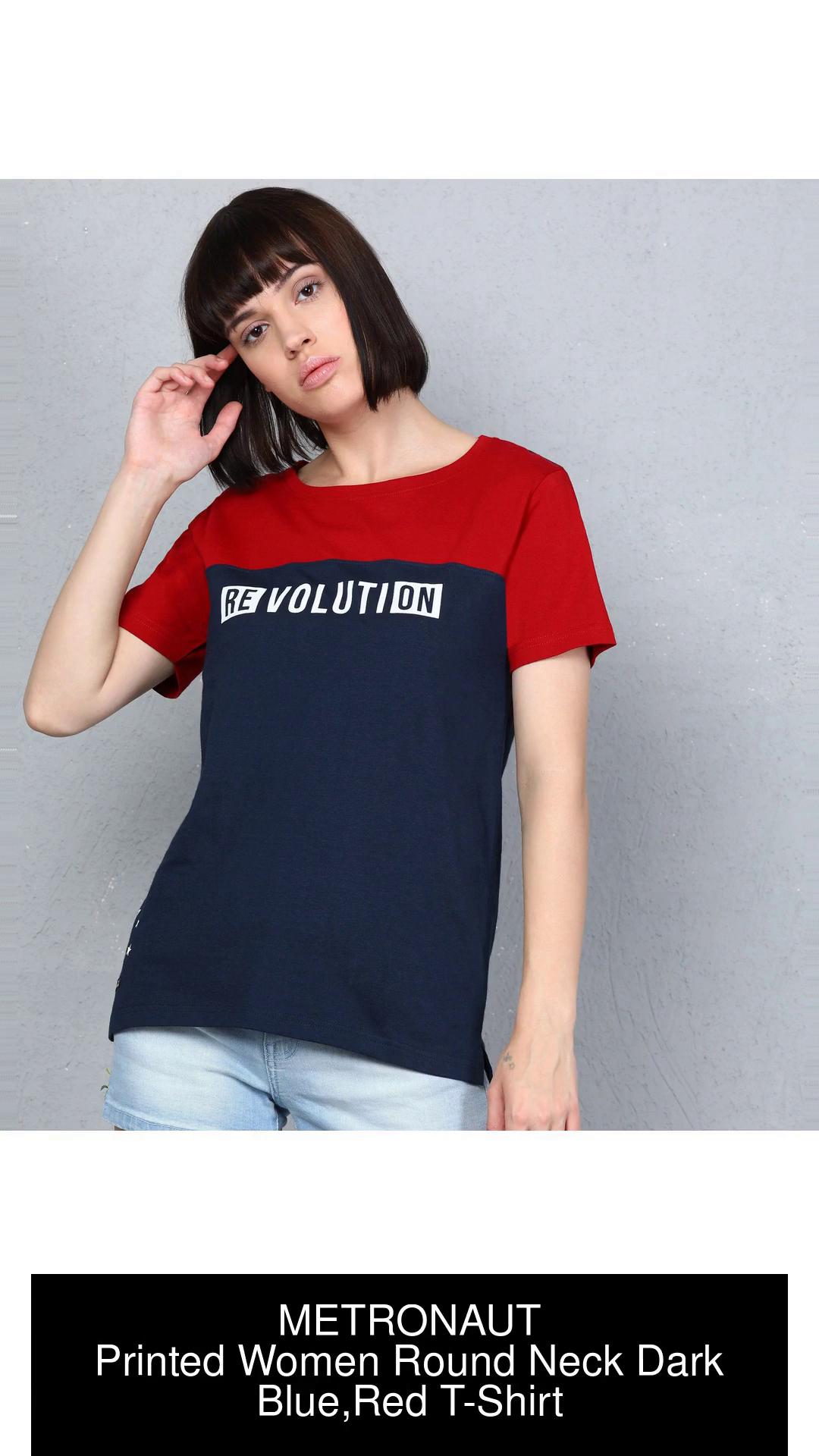 Blue and 2024 red shirt womens