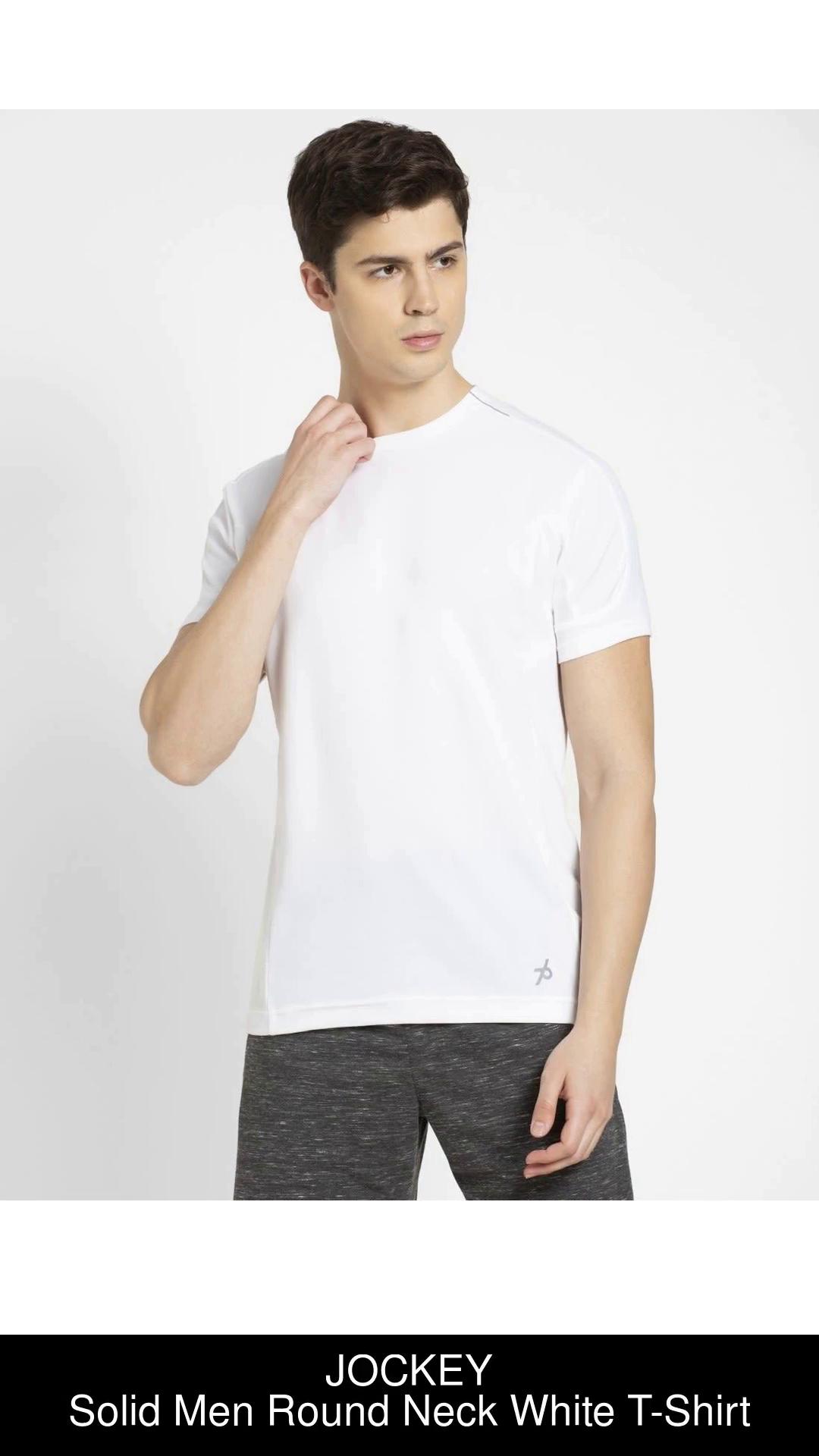 Jockey mock neck outlet t shirt white