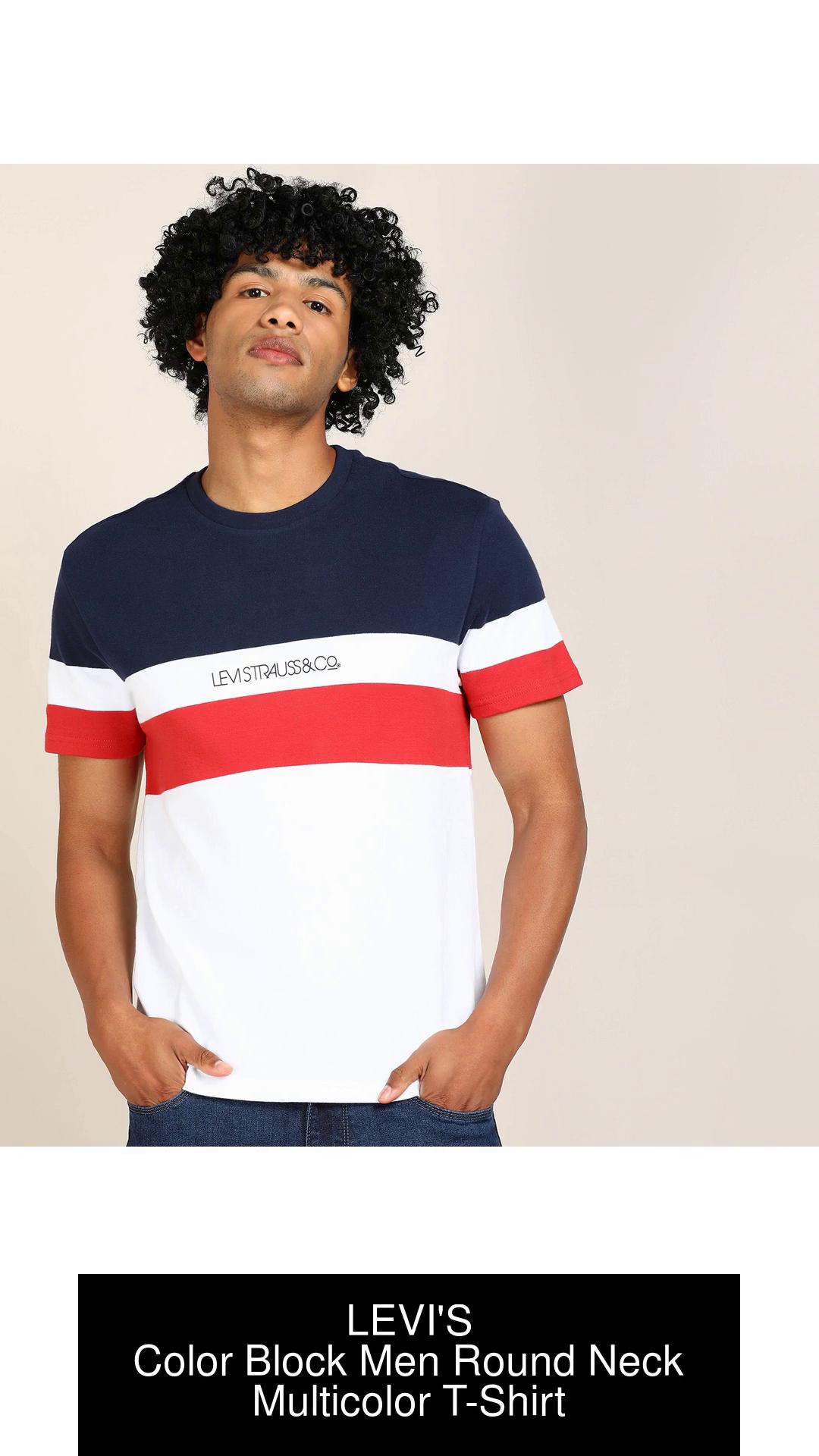 Levi's colour deals block t shirt