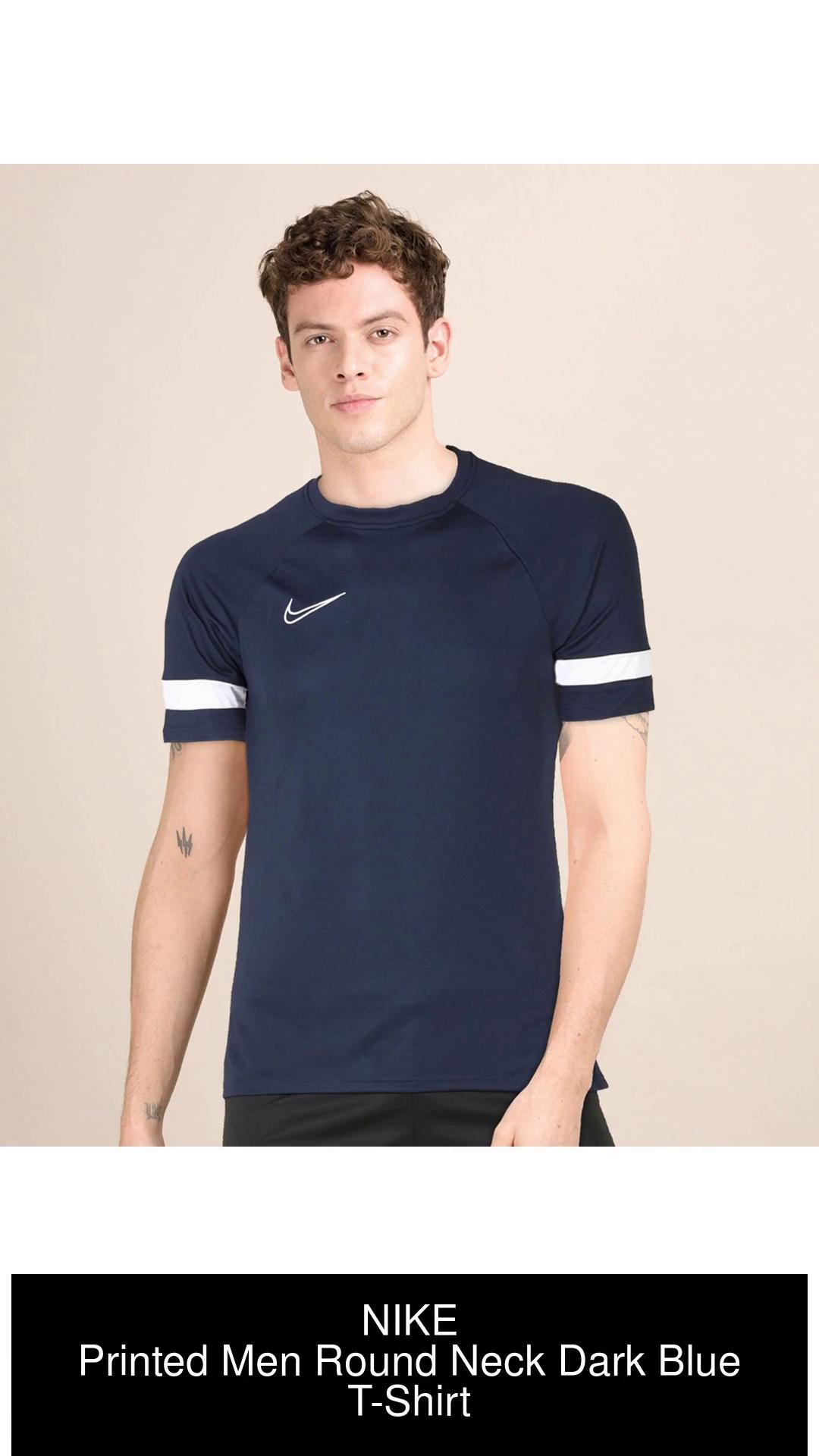 Nike dark sales blue shirt