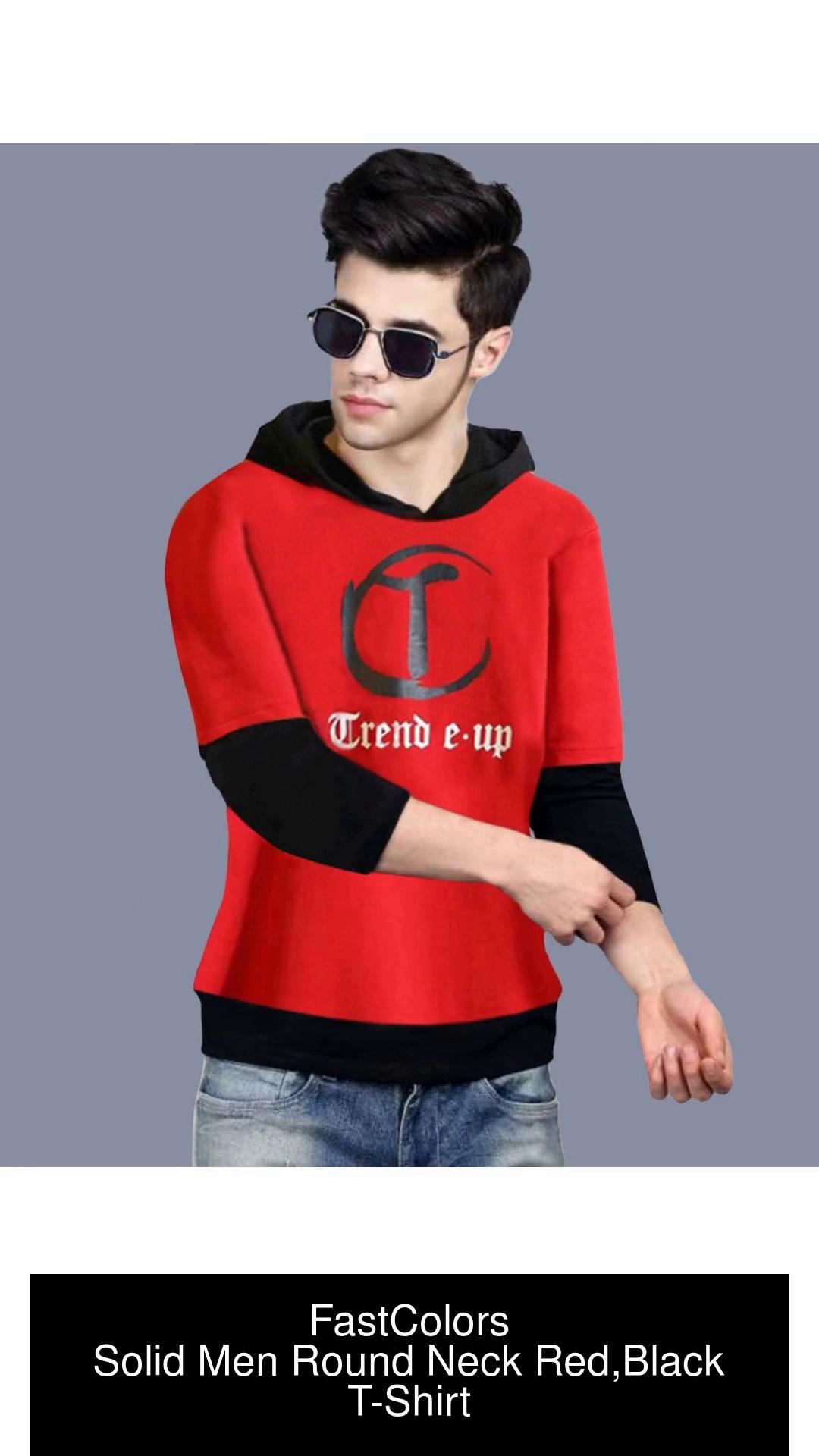 Buy Black-Red Shirts for Men by COOL COLORS Online