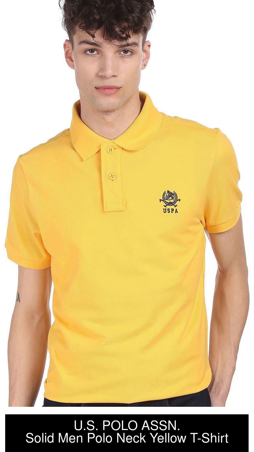 Mustard polo clearance neck