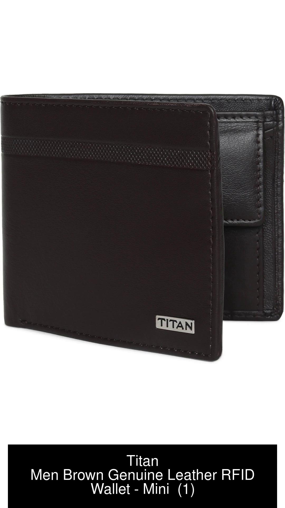 Titan wallet deals for men