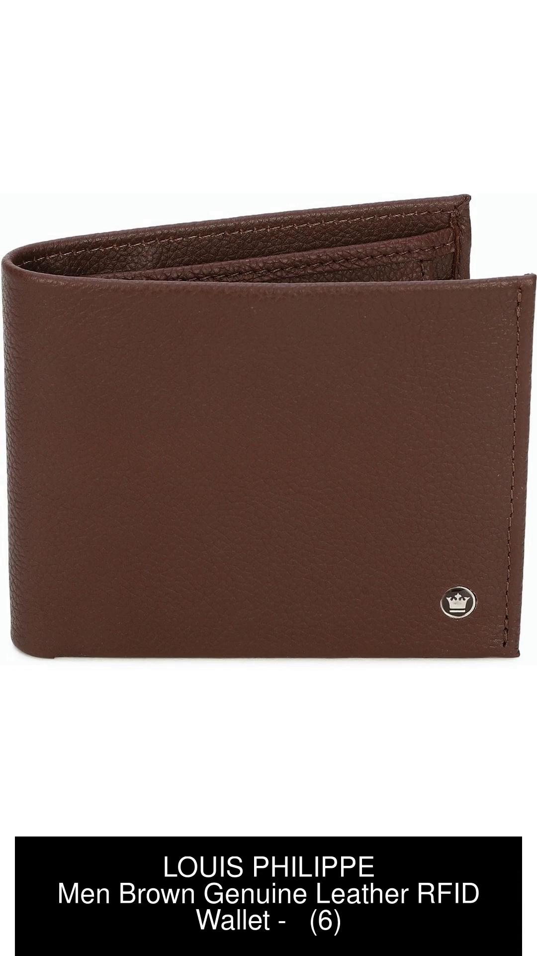 Louis Philippe Brown Wallet (lpwagrgff202017): Buy Louis Philippe