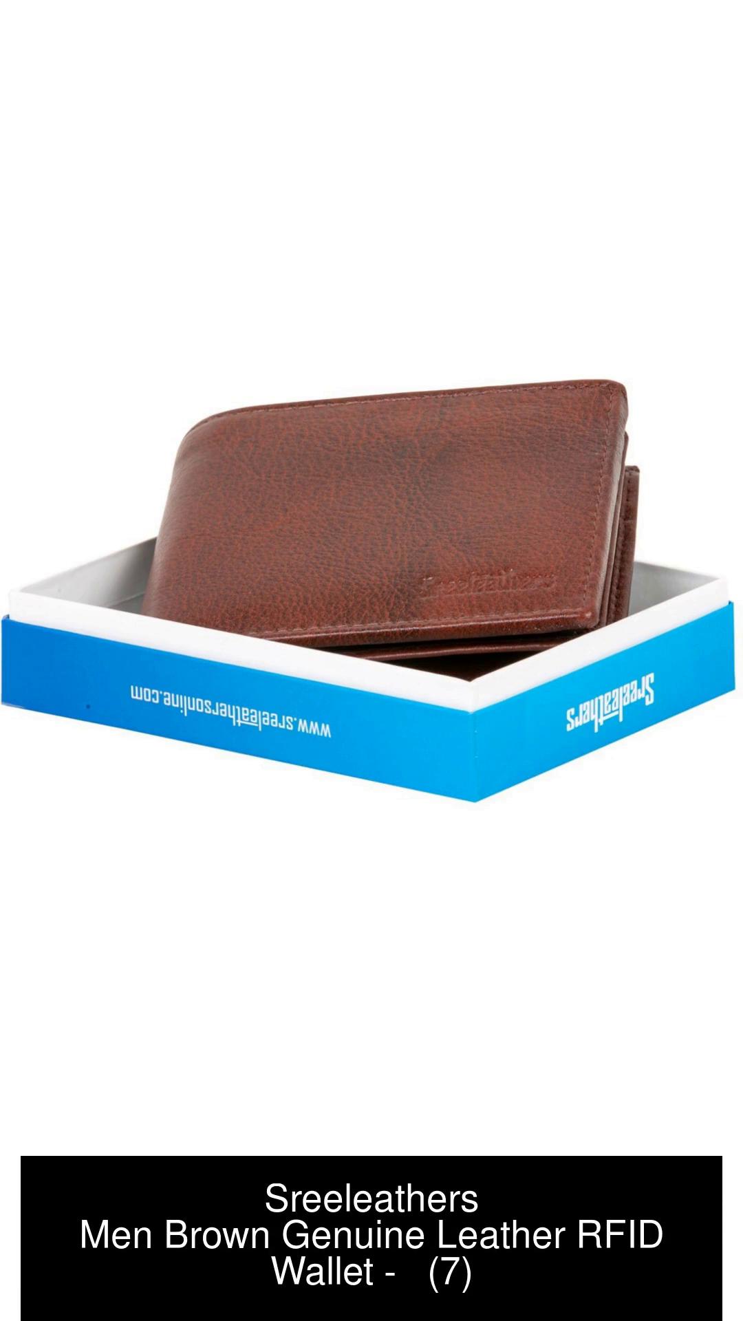 Sreeleathers Men Brown Genuine Leather Wallet BROWN Price in