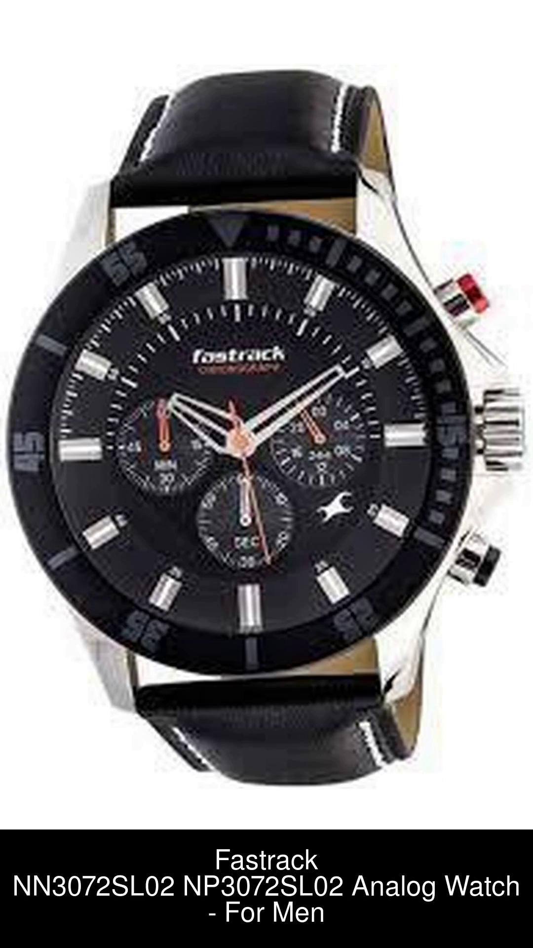 Fastrack chronograph 2025 nd3072sl02 men's watch