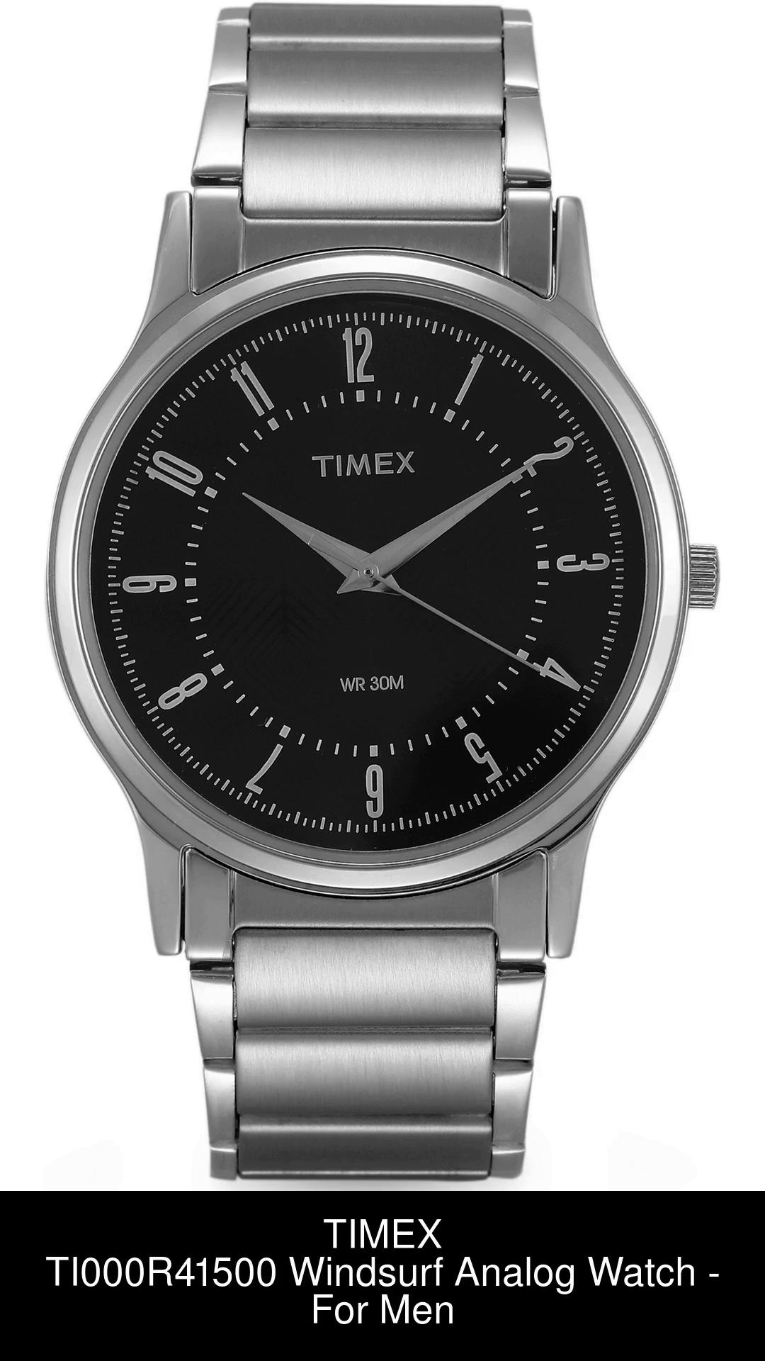 Buy TIMEX Black Dial Analog Watch For Men TI000R41500 Online