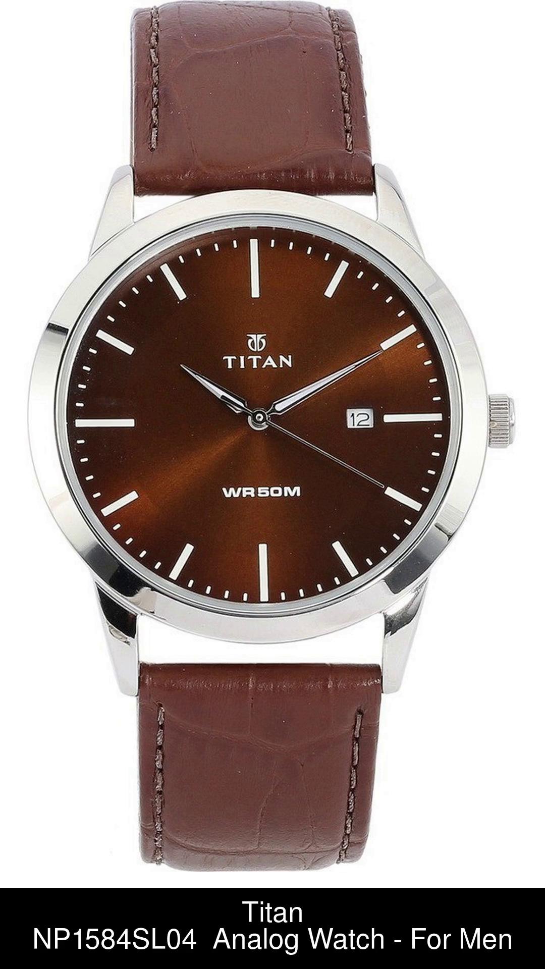 Titan NP1584SL04 Eco Analog Watch For Men Buy Titan NP1584SL04