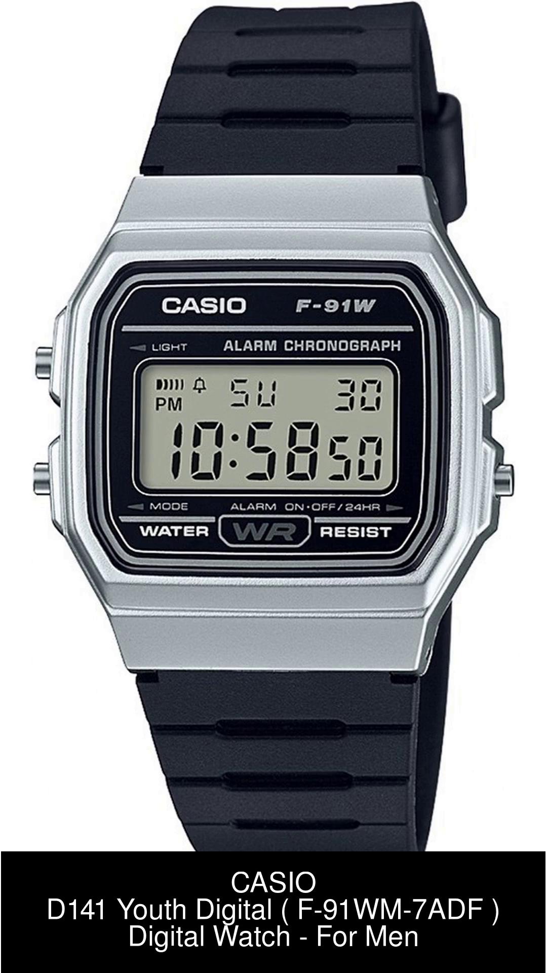 Casio store f91 black