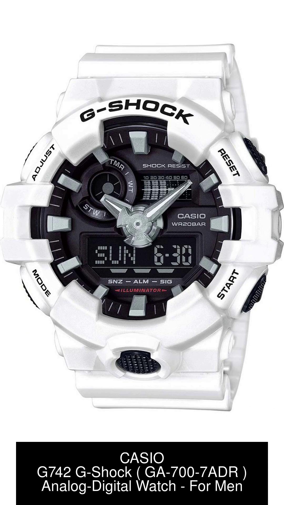 Casio white best sale