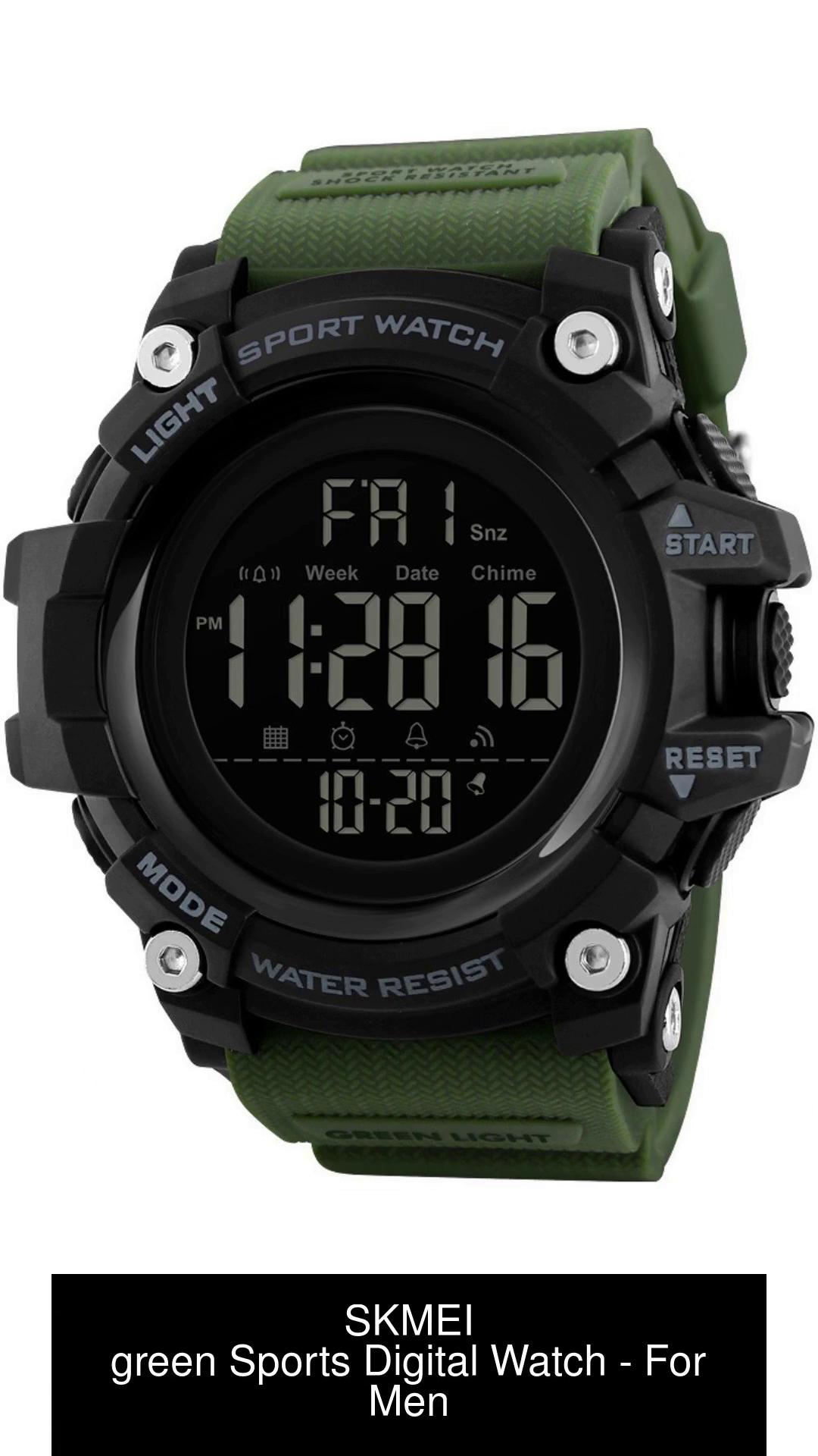 Green outlet sport watch