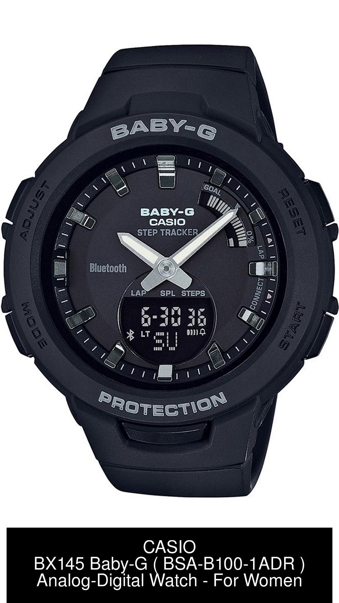 CASIO BSA B100 1ADR Baby G BSA B100 1ADR Analog Digital Watch