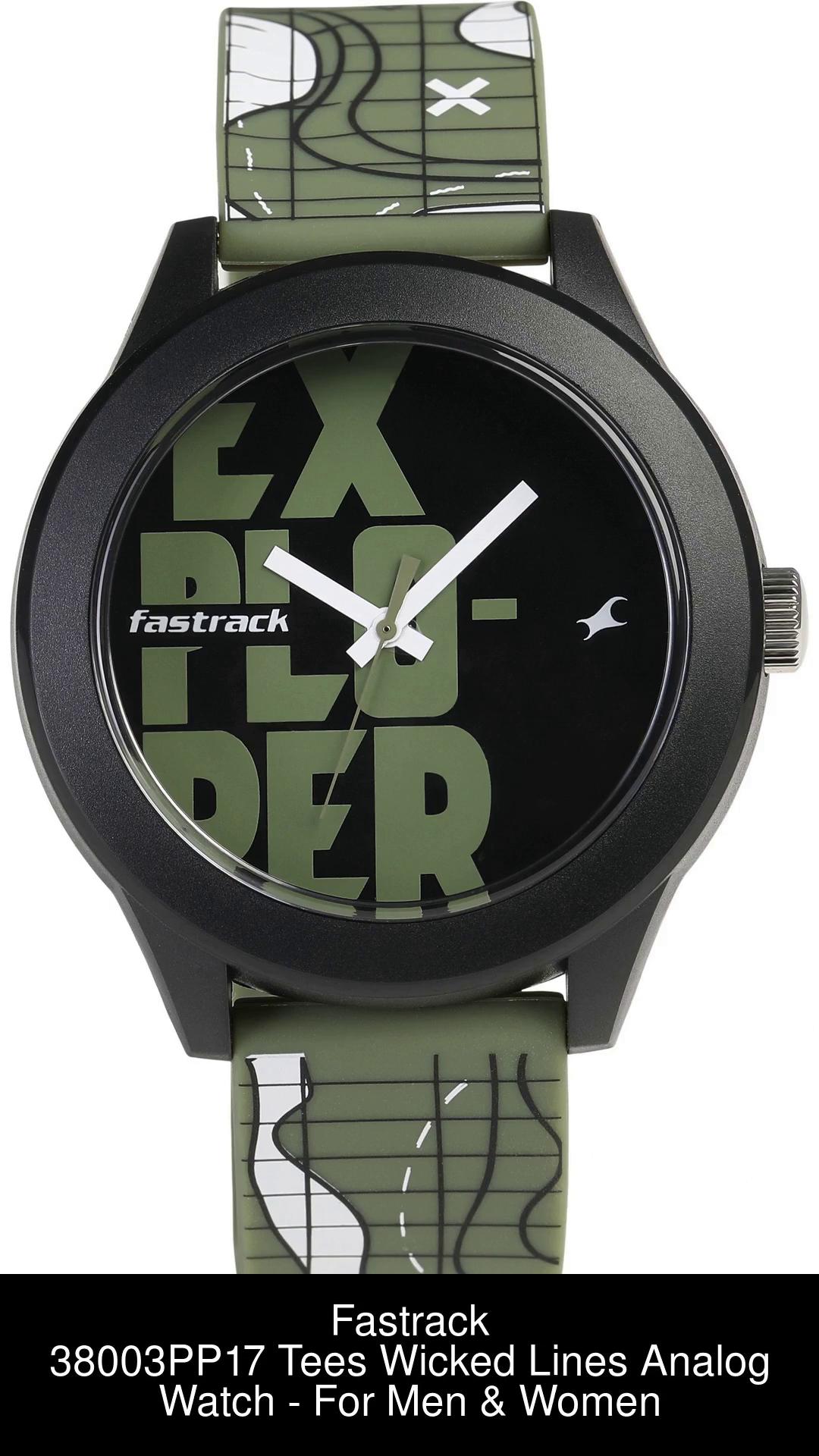 Fastrack ng38003pp08 hot sale tees watch