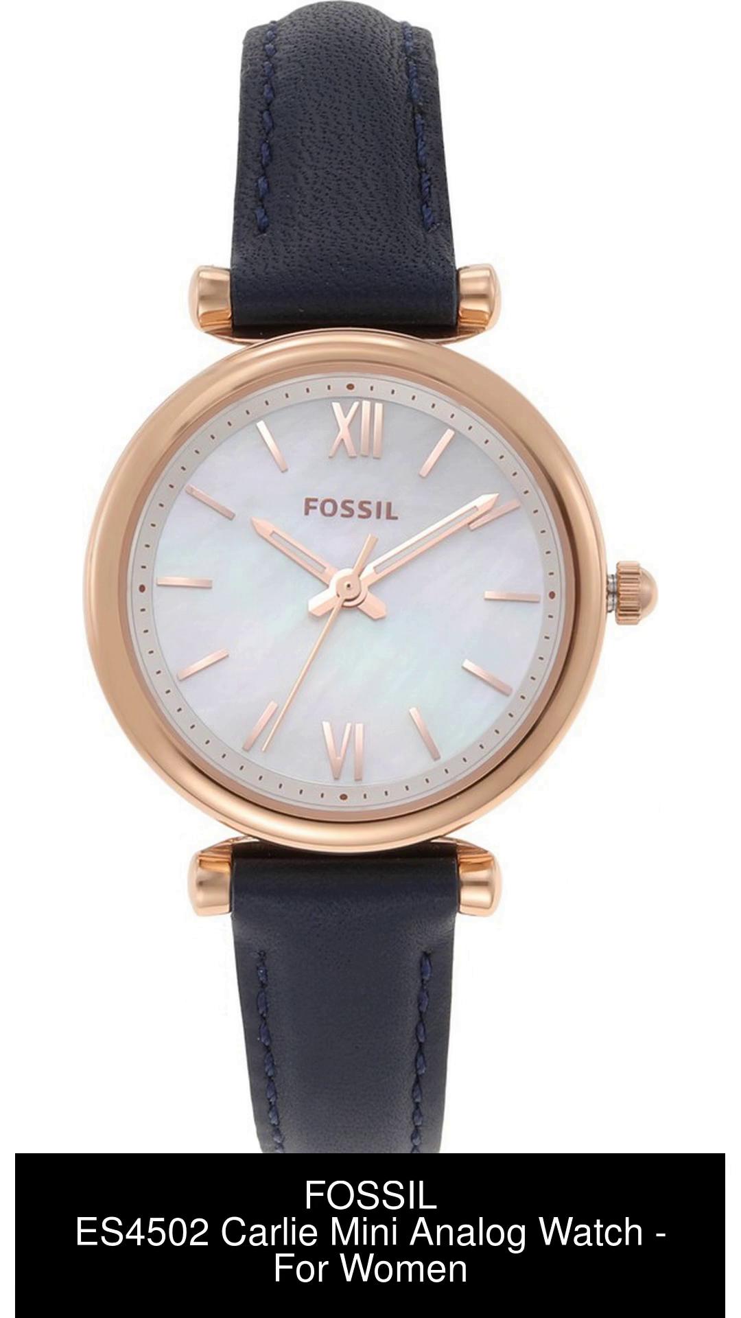 Fossil women's discount carlie mini watch