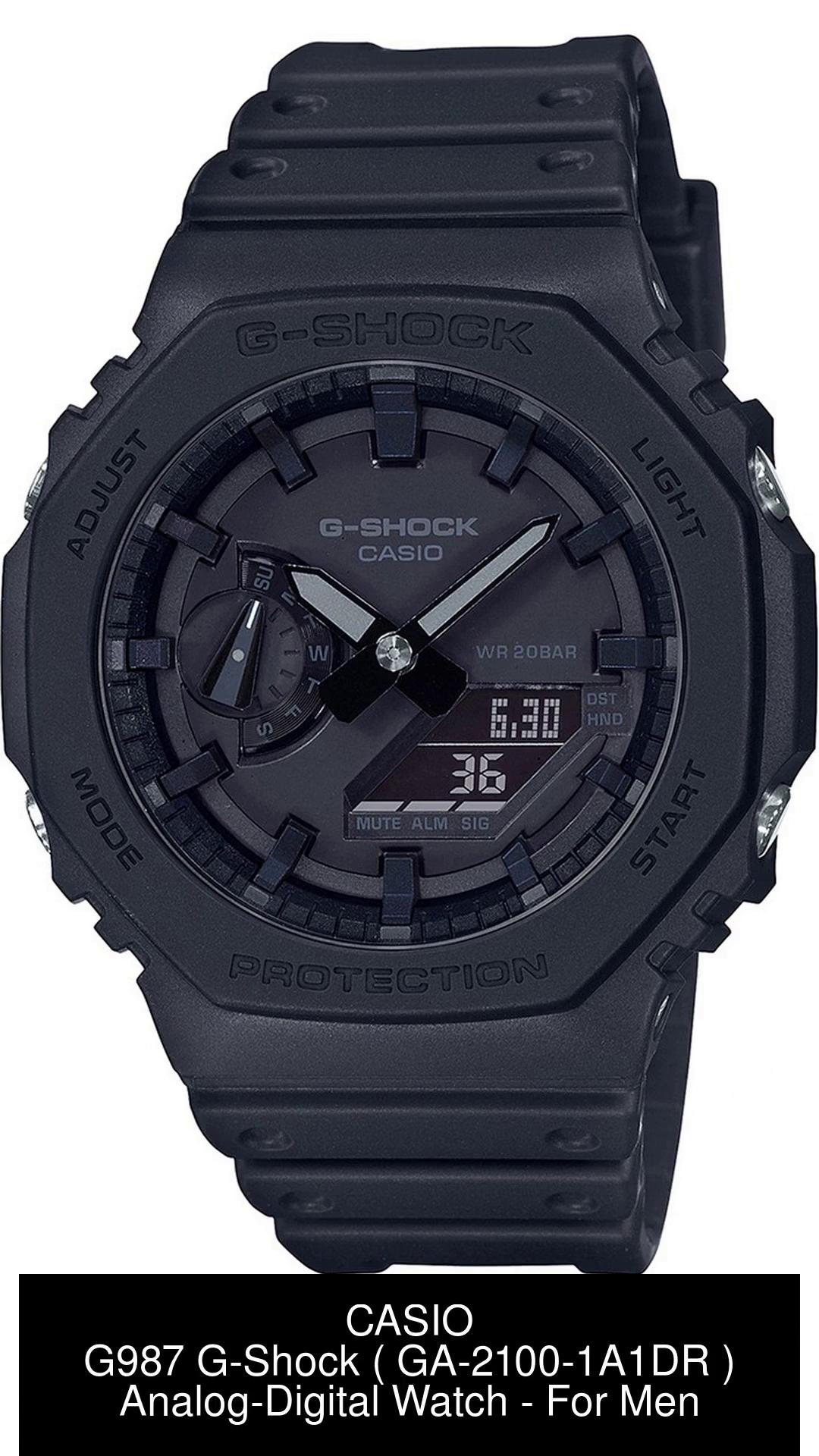 GAB2100-1A, Black Analog-Digital Men's Watch - G-SHOCK
