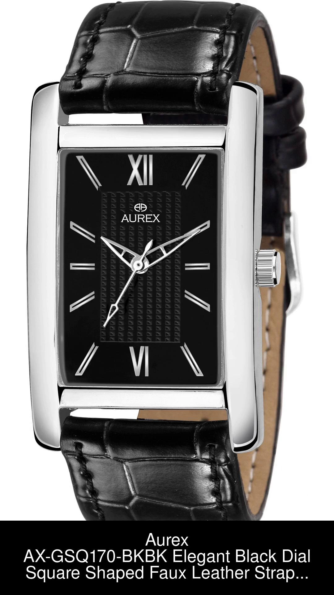 Mens black square on sale watch